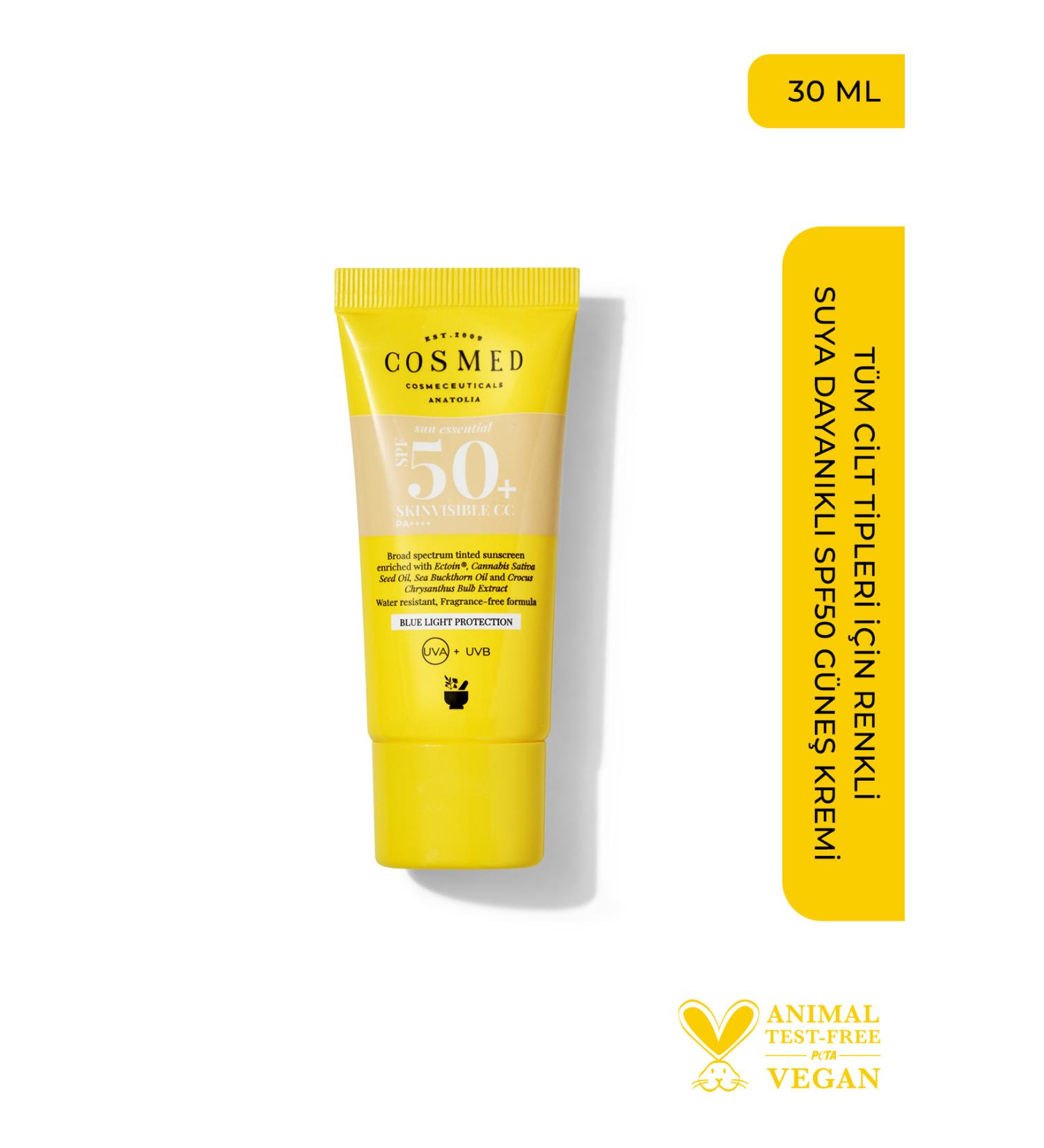 COSMED Sun Essential - Skinvisible Cc Spf 50+ 30 Ml - Buy Online on GoSupps.com