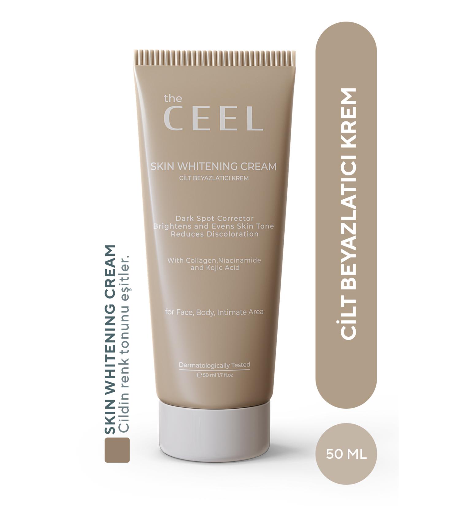 The Ceel Skin Whitening Brightening Anti-Spot Cream with Glutathione Collagen Niacinamide & Kojic Acid 50 ml - Buy Online on GoSupps.com