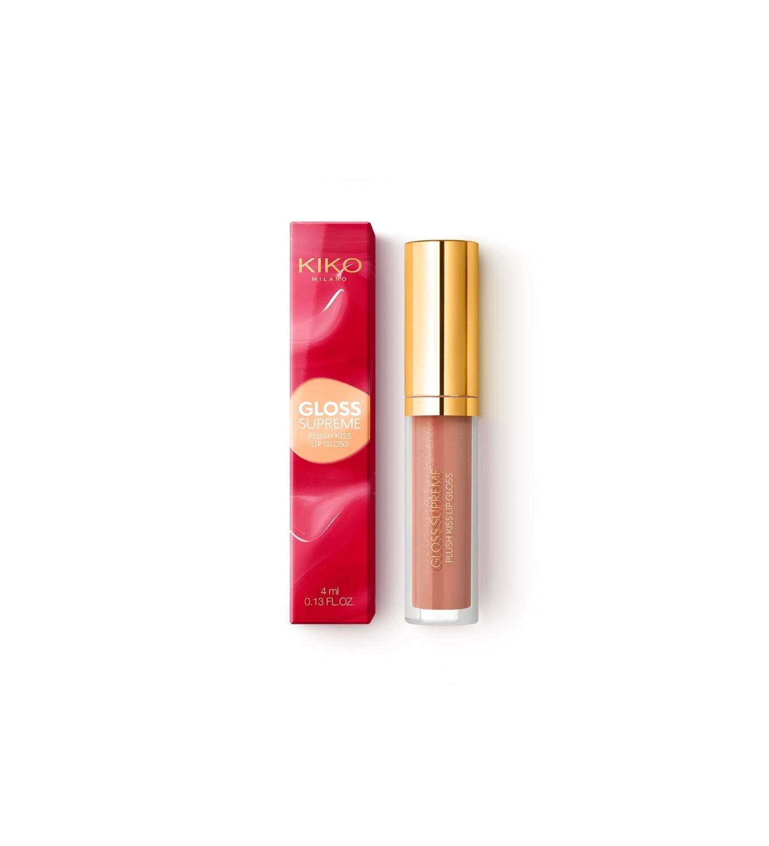 KIKO Gloss Supreme Plush Kiss Lip Gloss-Nourishing & Moisturizing Shiny Finish Lip Gloss 4ML - Buy Online on GoSupps.com