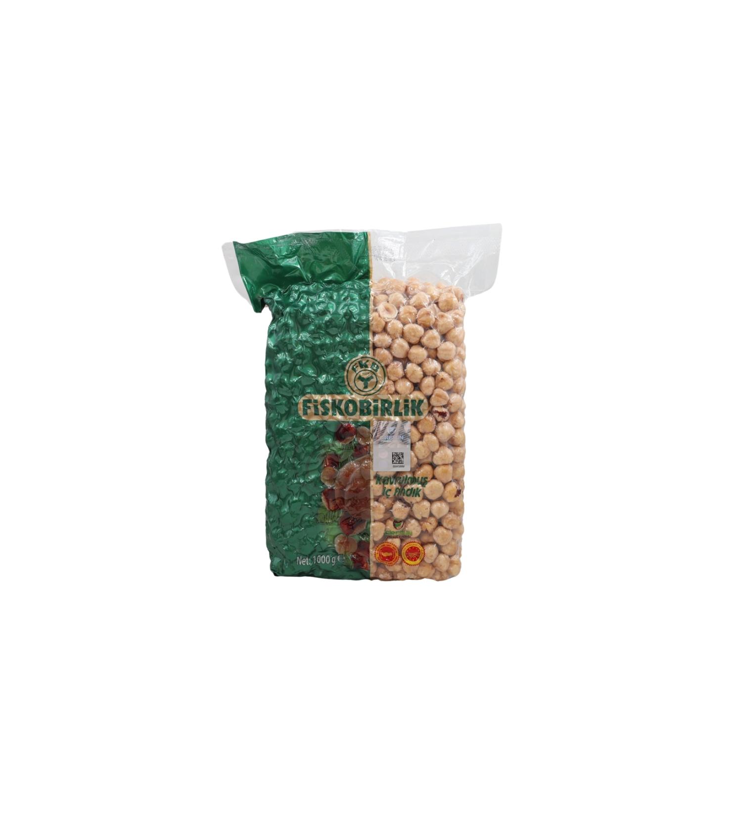 Fiskobirlik Roasted Hazelnuts Vacuum 1000 gr
