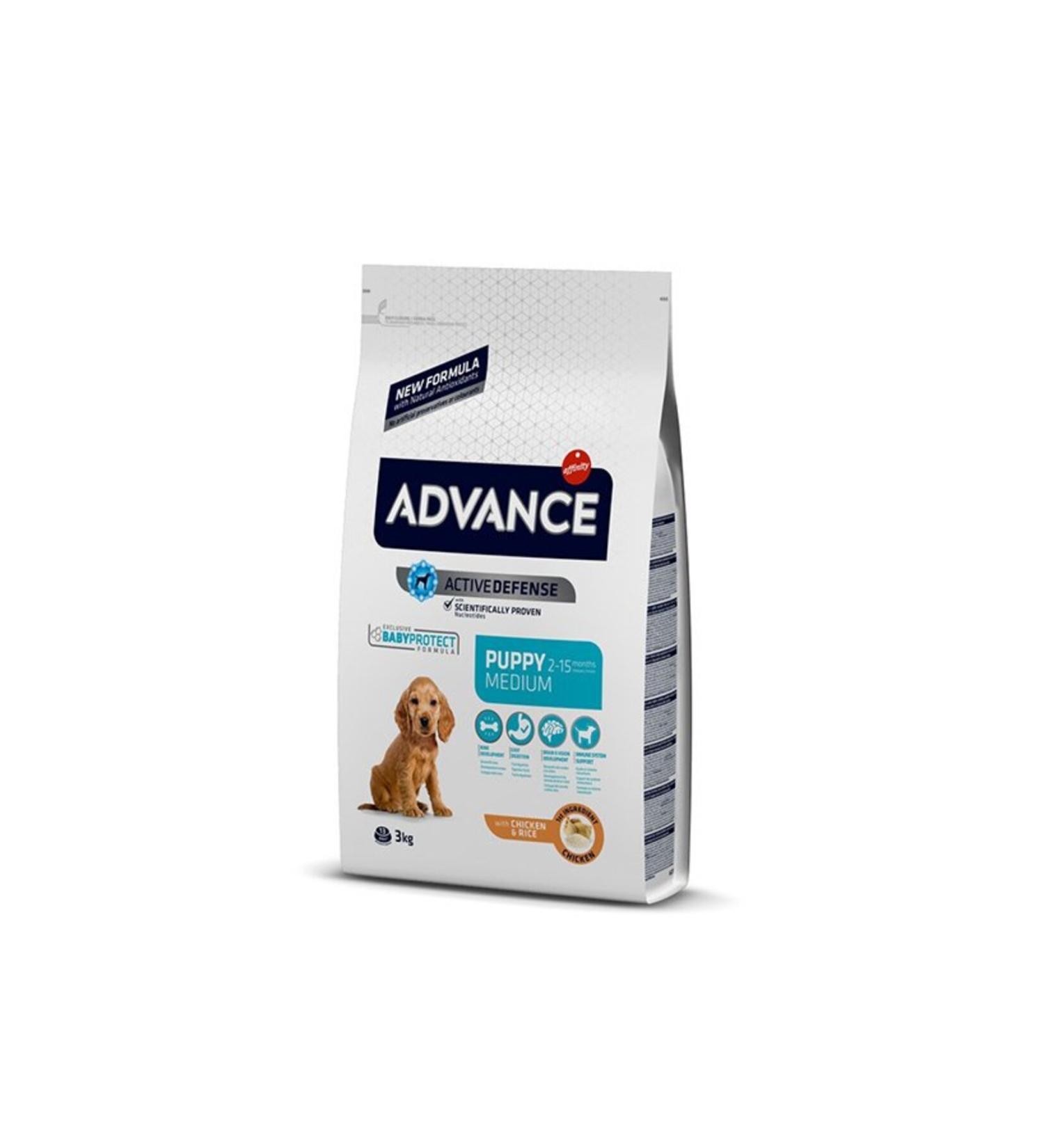 Advance Puppy Medium Chicken Medium Breed Puppy Food 3 Kg - Buy Online on GoSupps.com