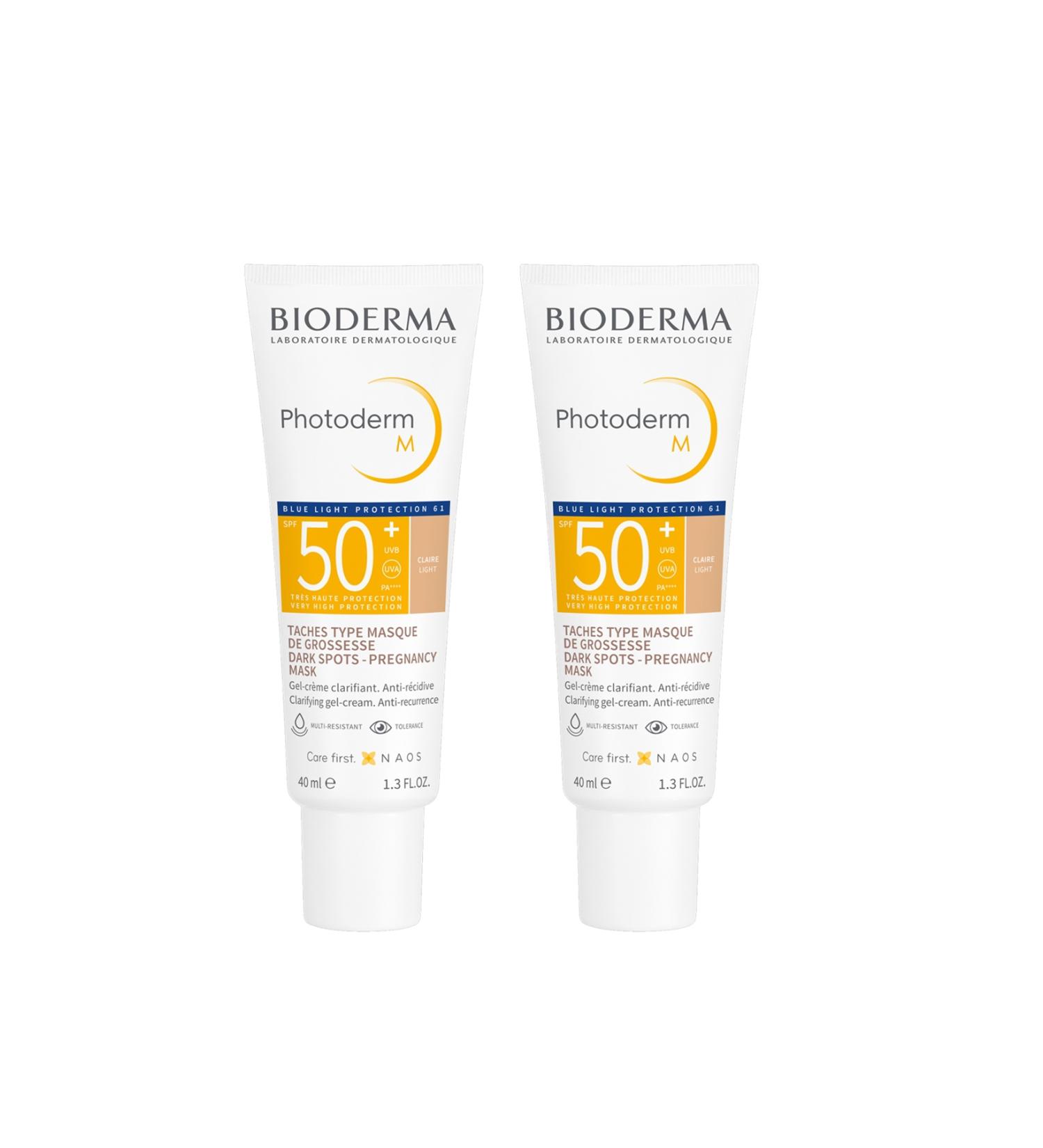 Bioderma Photoderm M Spf 50+ Light Sun Cream 40 ml 2 Pieces