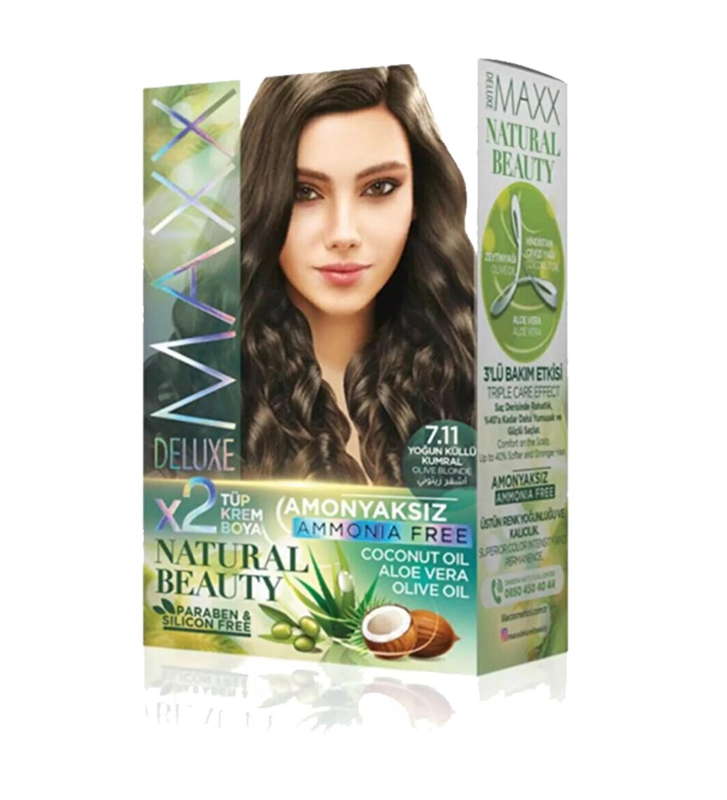 Skygo Natural Beauty Ammonia-Free Hair Dye 7.11 Intense Ash Blonde