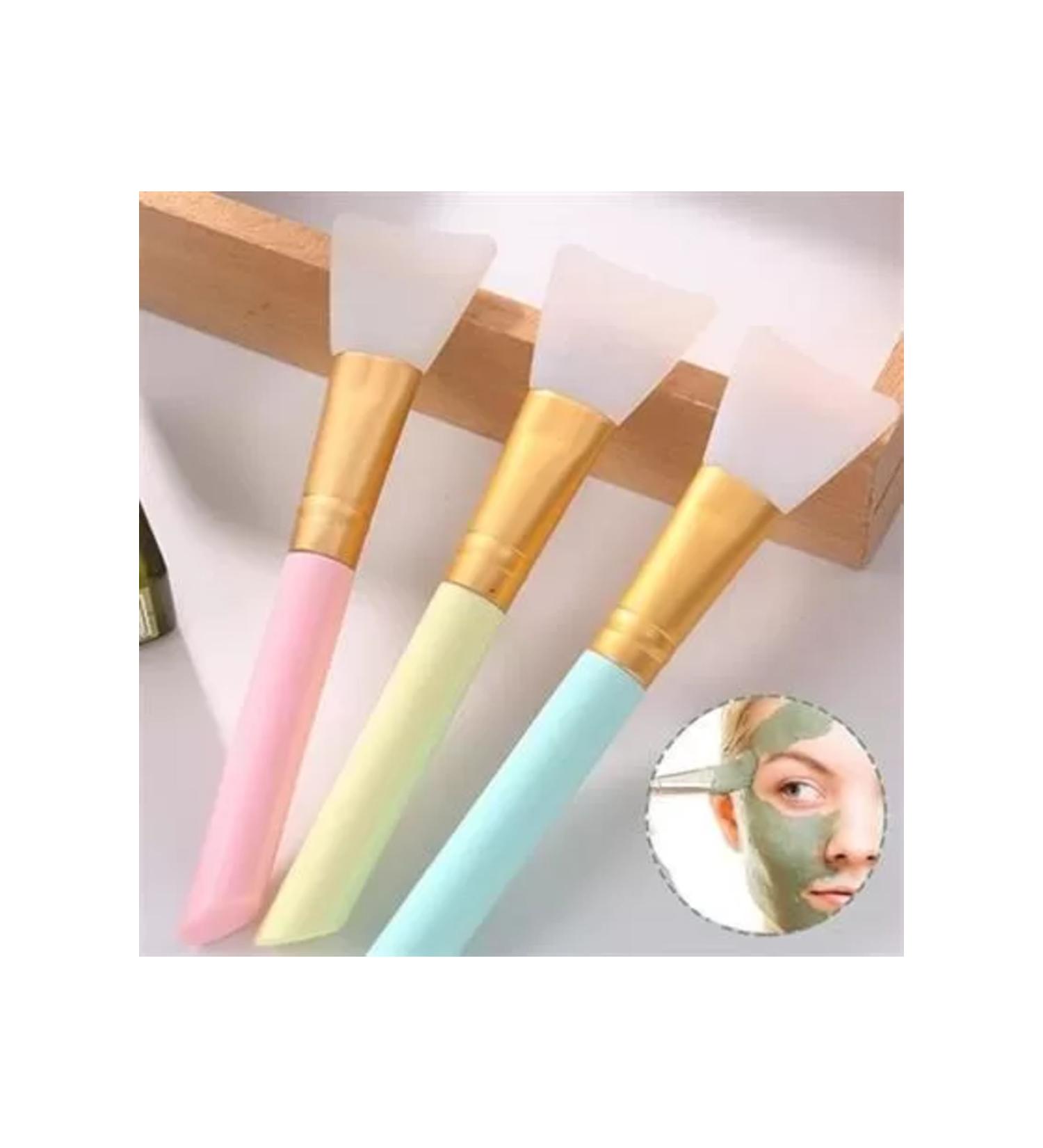 Skygo 2-Piece Silicone Easy-to-Clean Face Skin Care Mask and Cream Spatula