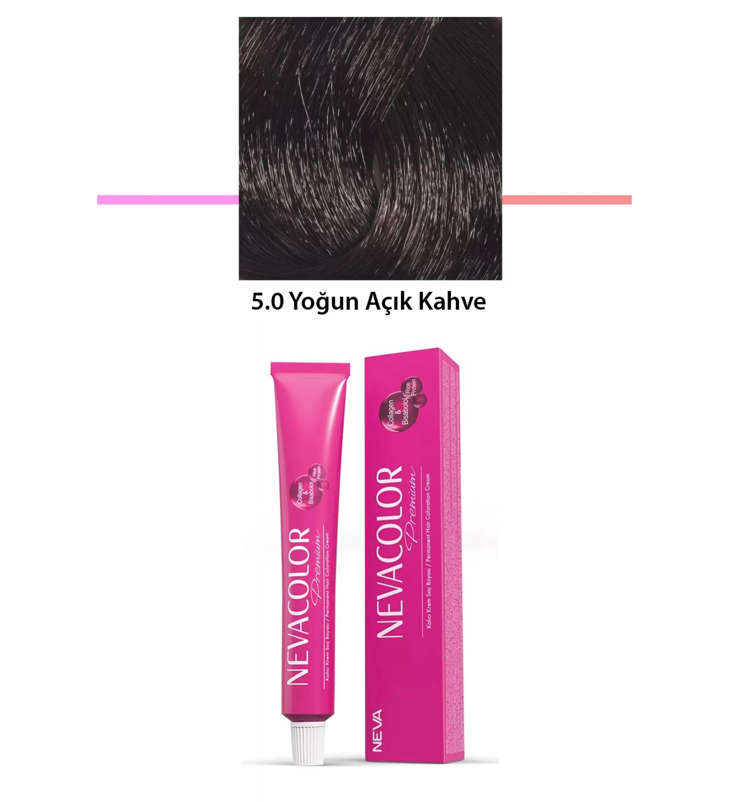 Skygo Premium 5 Light Brown - Permanent Cream Hair Dye 50 g Tube