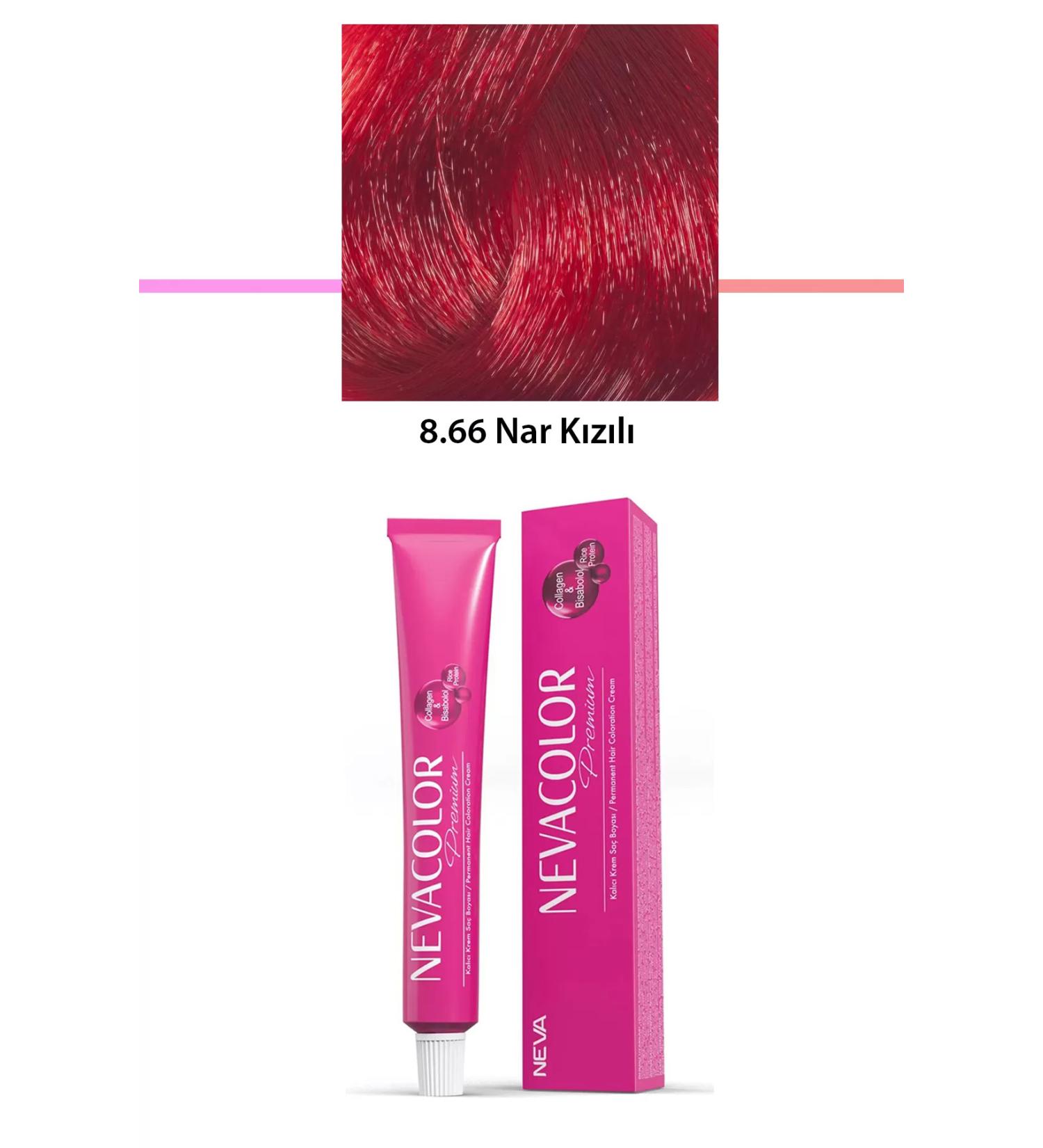 Skygo Premium 8.66 Pomegranate Red - Permanent Cream Hair Dye 50 g Tube