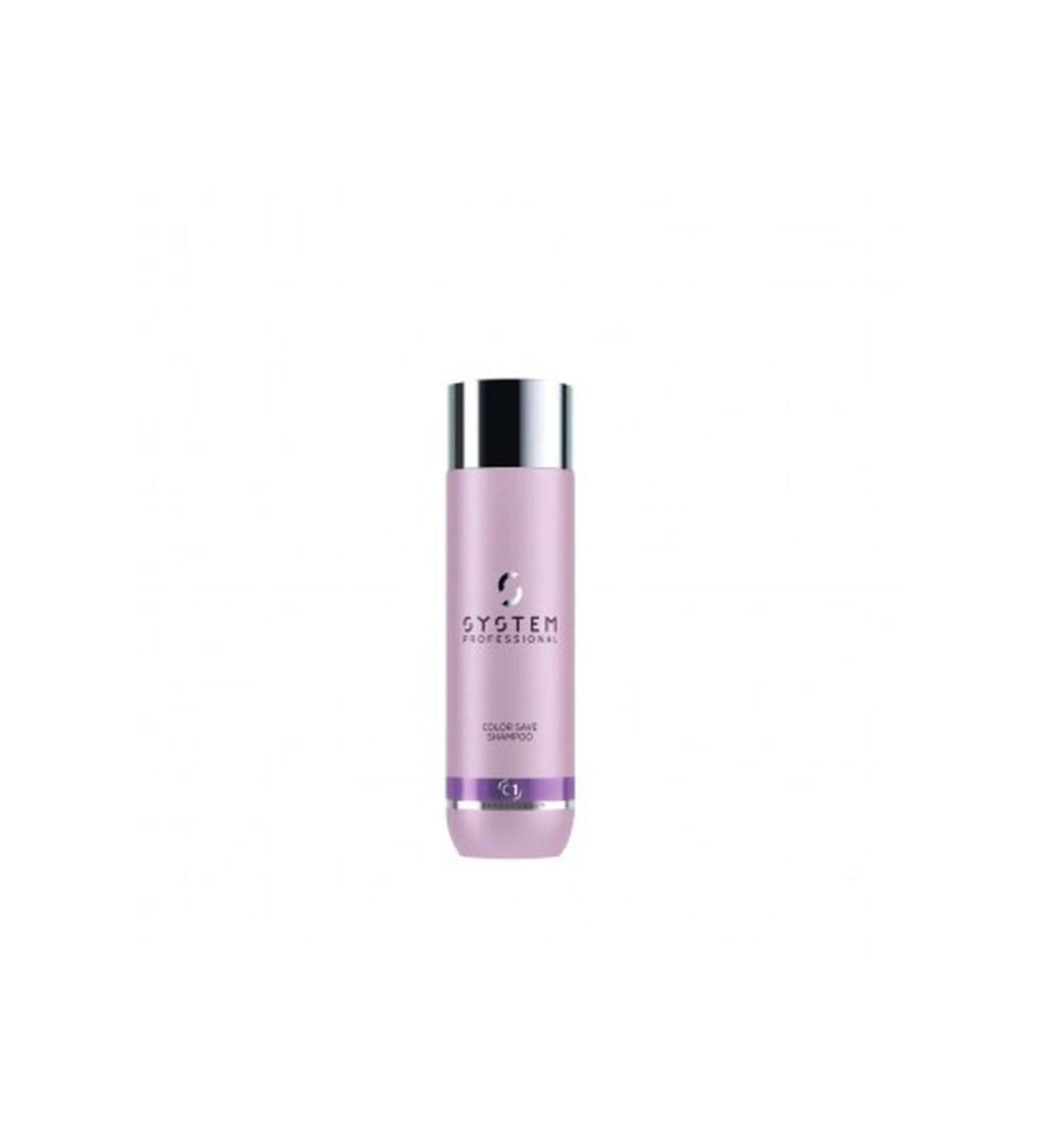 System Professional Shampoo for Dyed Hair Preventing Color Fading and Giving Shine 250 ml