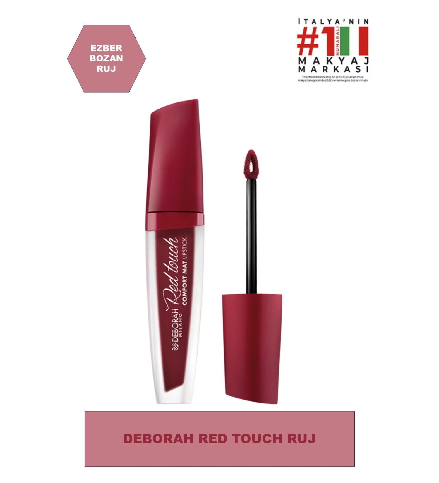 Deborah Red Touch Liquid Lipstick No:09 Burgundy