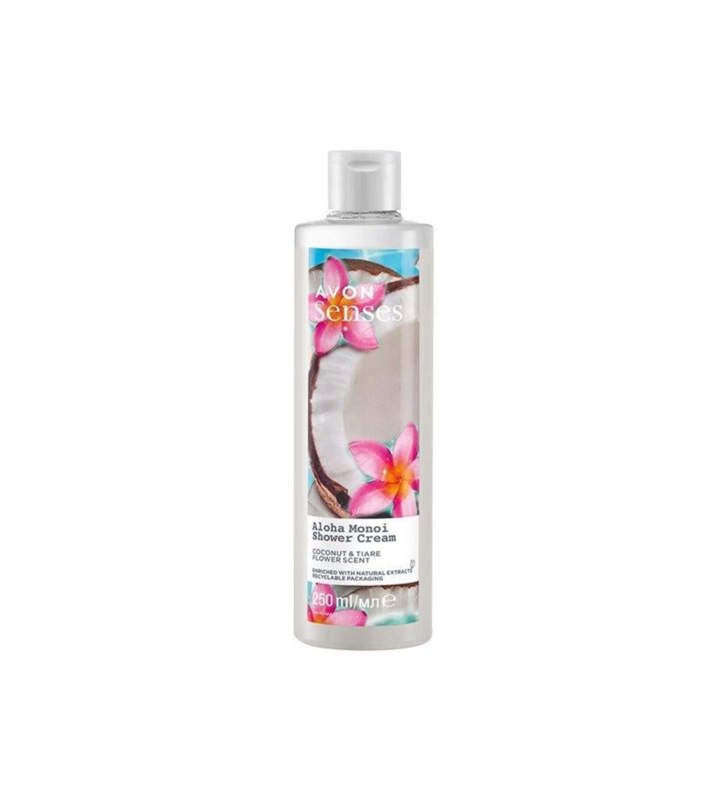 Avon Senses Aloha Monoi Creamy Shower Gel 250 ml