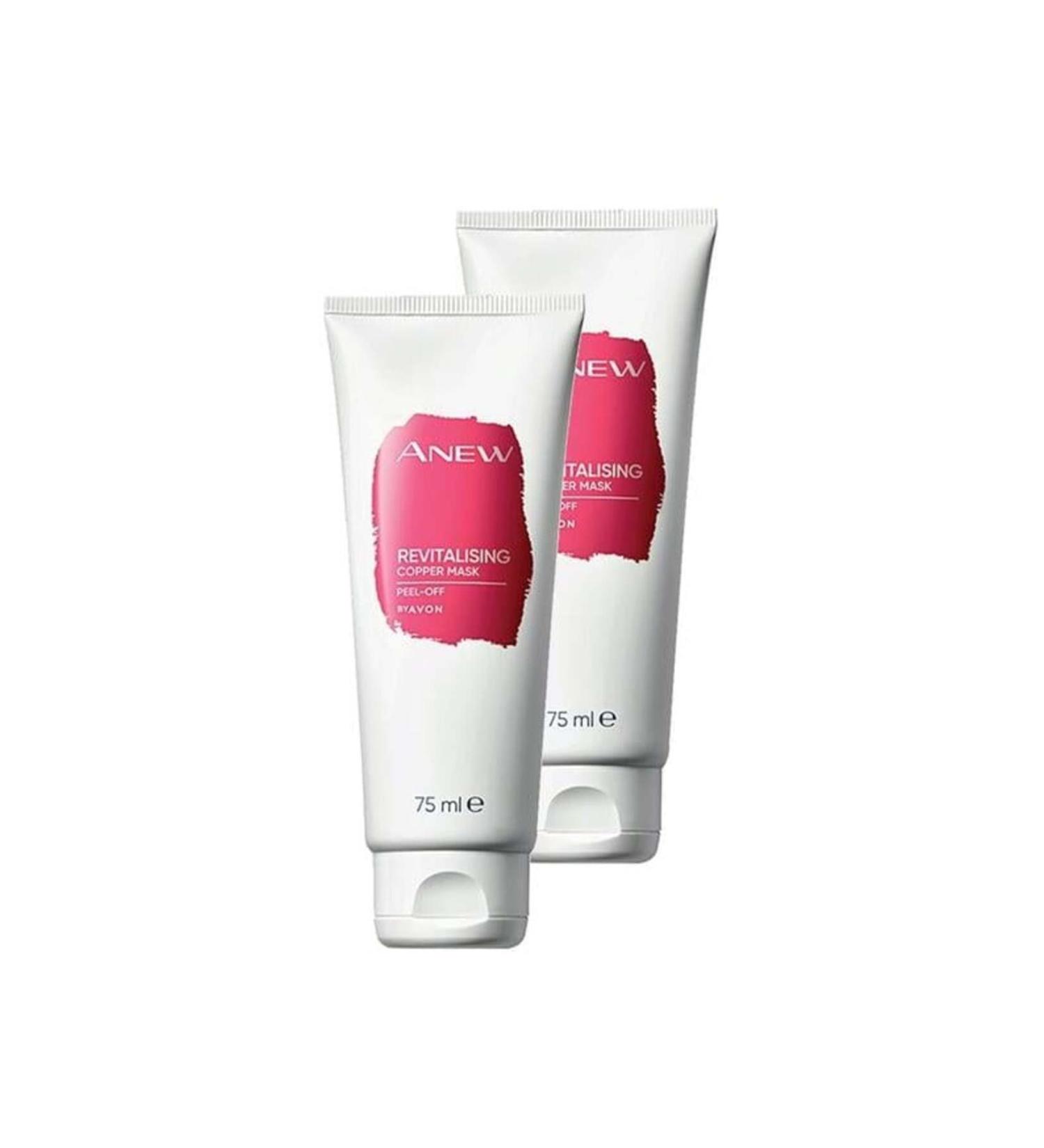 Avon Anew Revitalising Revitalizing Peelable Copper Mask 75 Ml. Duo Set - Buy Online on GoSupps.com