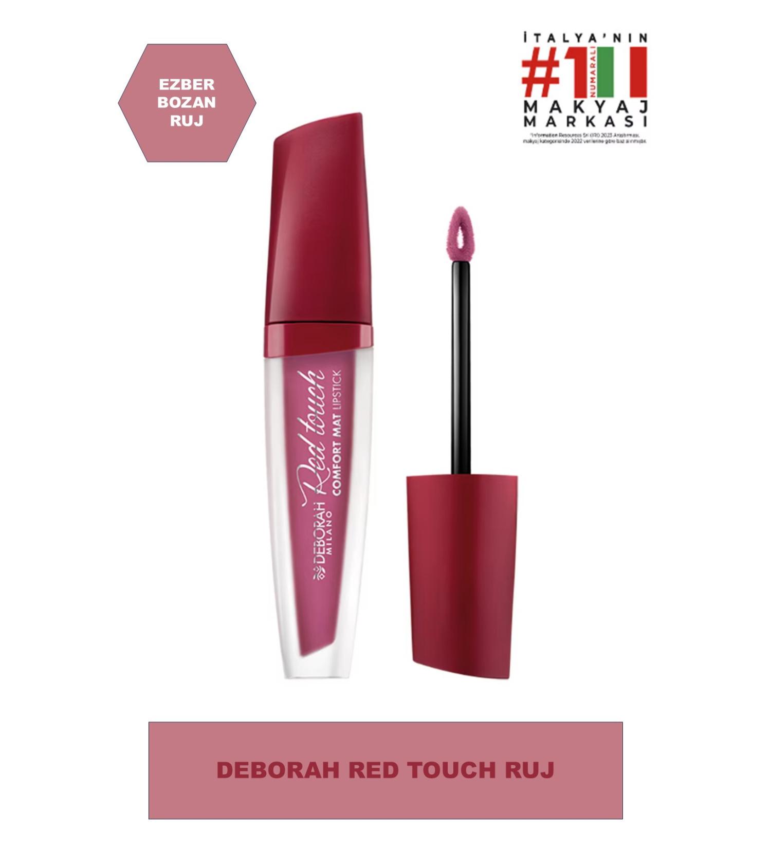Deborah Red Touch Liquid Lipstick No:03 Pink