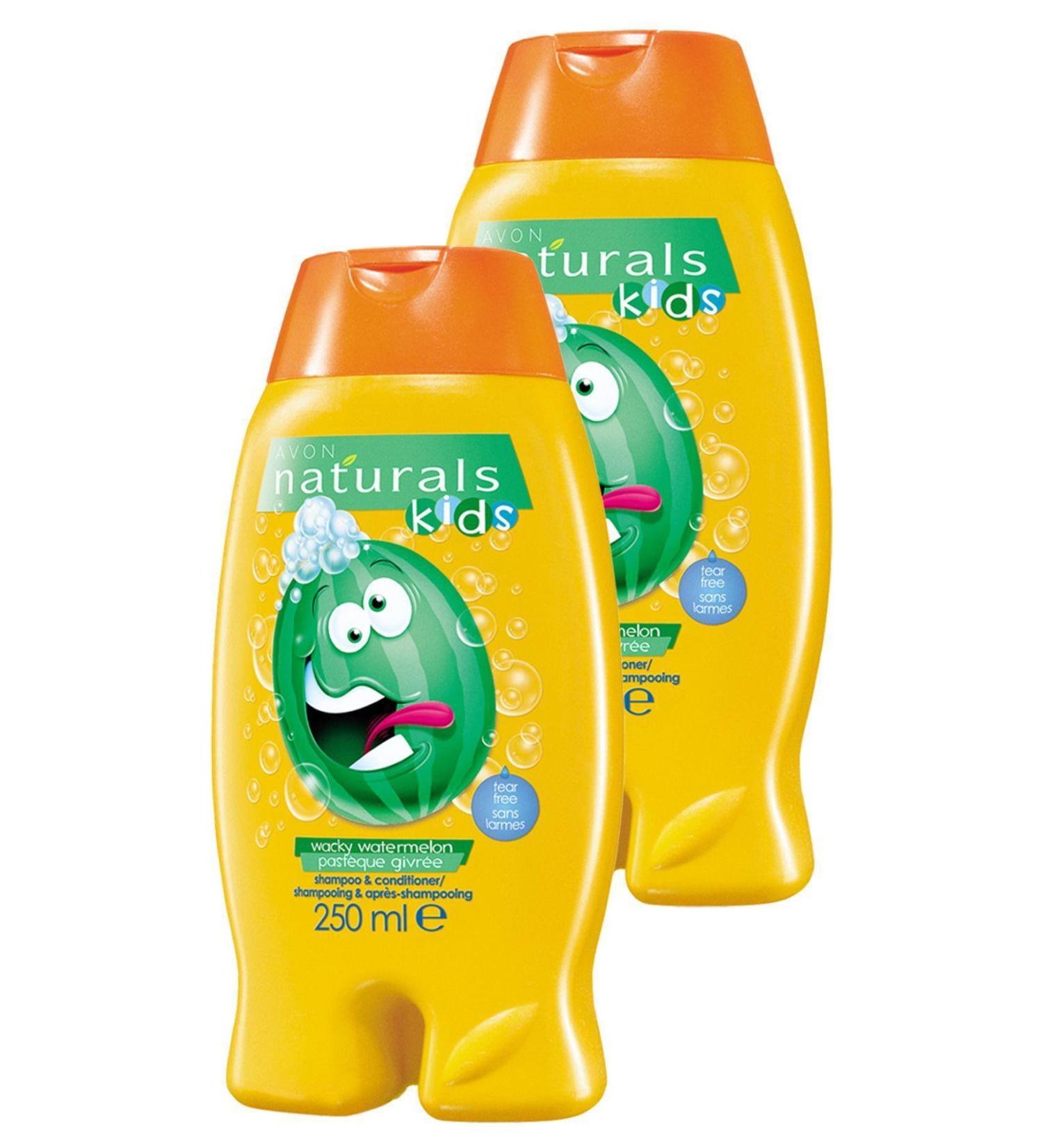 Avon Watermelon Scented No-Tear Shampoo and Conditioner 250 Ml. Duo Set