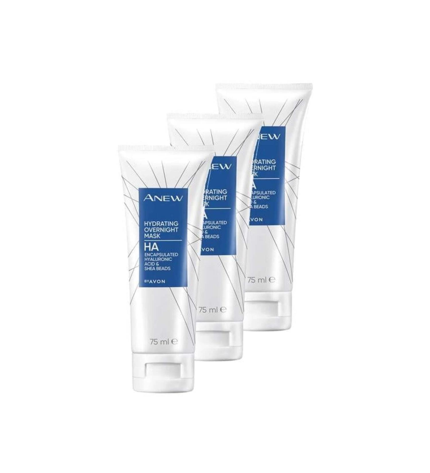 Avon Anew Moisturizing Night Mask 75 Ml. Triple Set