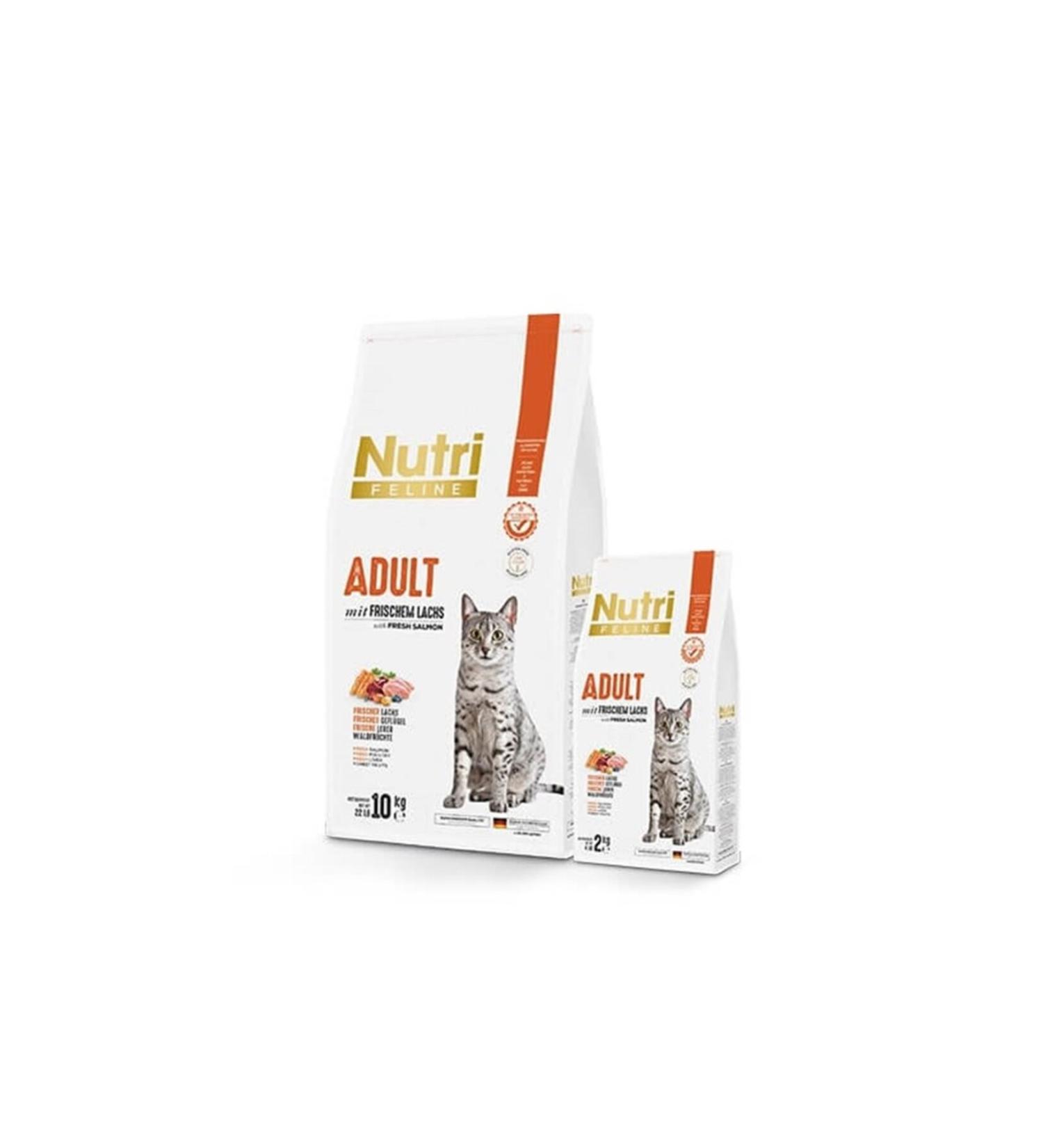Nutri Feline Adult Low Grain Cat Food with Salmon 10 Kg