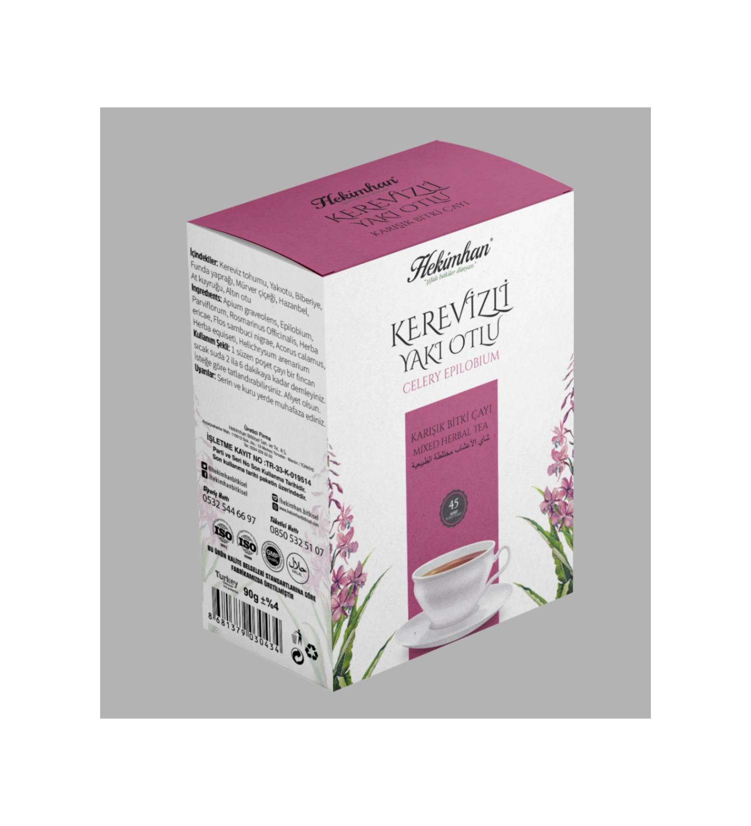 Hekimhan Celery Seed and Fuel Herb Mixed Tea 45pcs at Medite Store