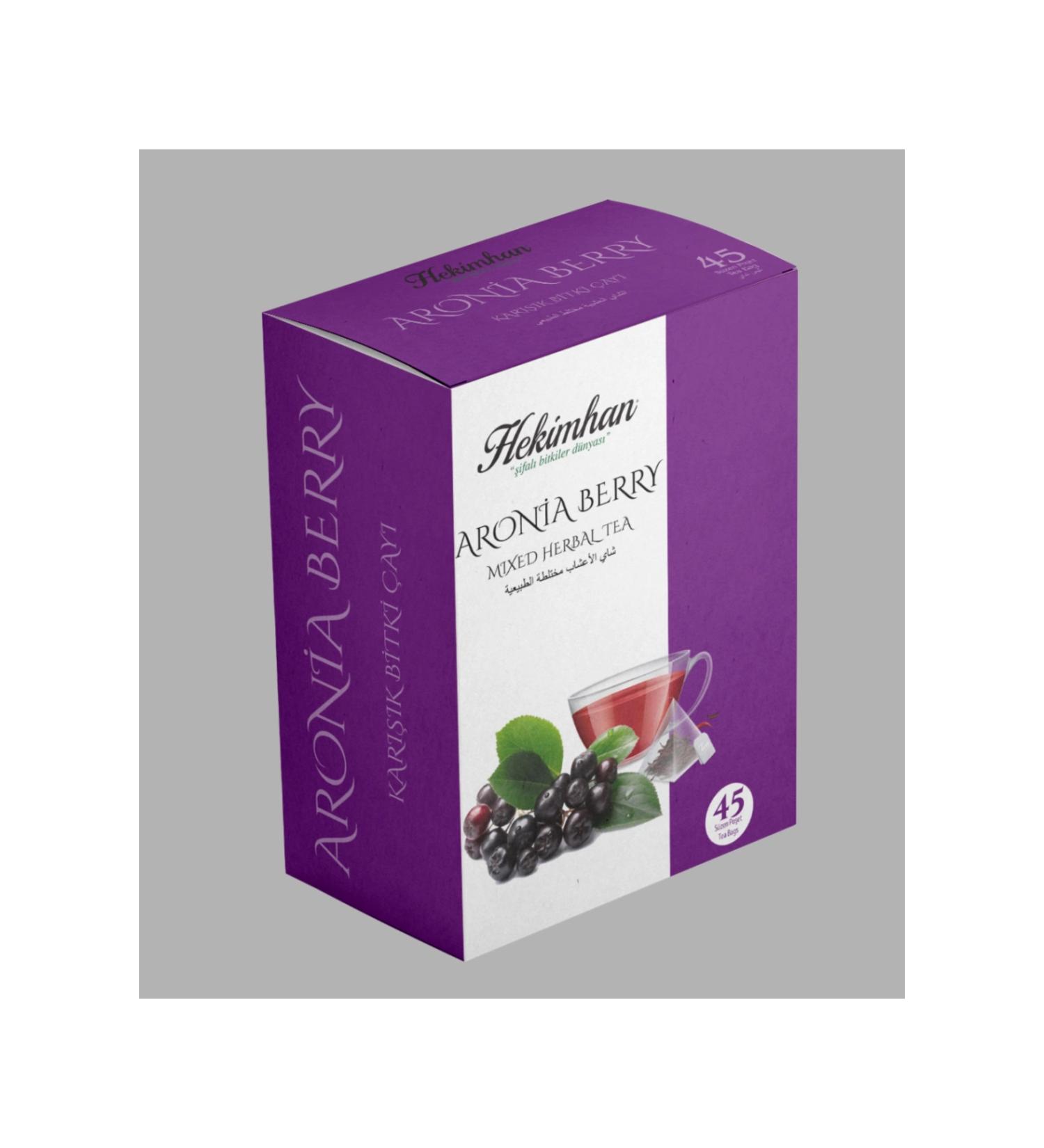 Hekimhan Aronia Berry Mixed Herbal Tea 45pcs