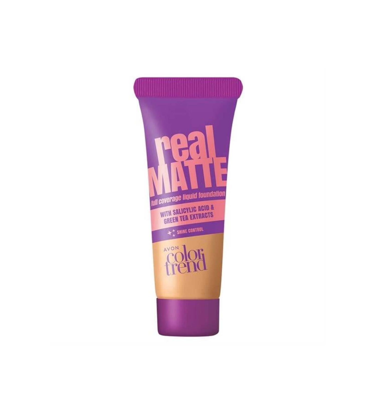 Avon Real Matte Liquid Foundation 210n Light Beige - Buy Online on GoSupps.com