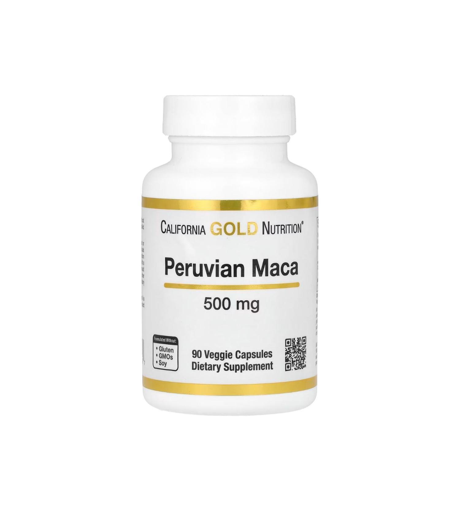California Gold Nutrition Peruvian Maca California 500 Mg. 90 Capsules - Buy Online on GoSupps.com