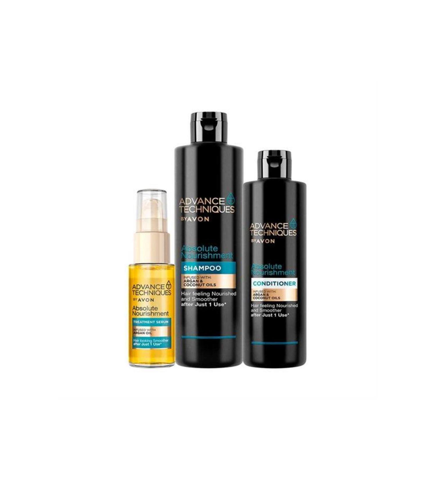 Avon Advance Techniques Hair Care Set with Argan Oil
