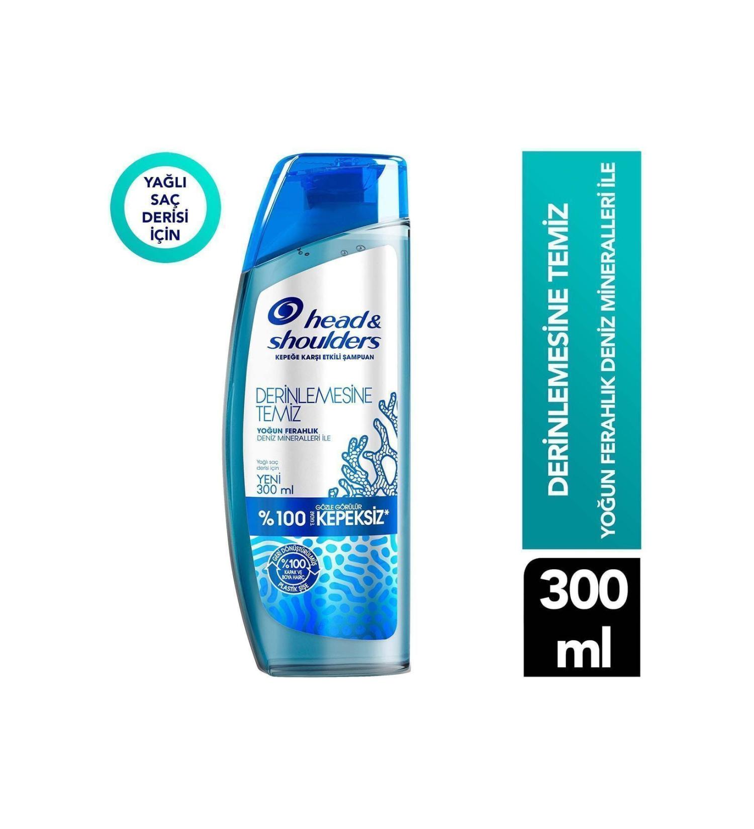 Head And Shoulders Deep Clean Shampoo Scalp Detox 300 ml - Buy Online on GoSupps.com