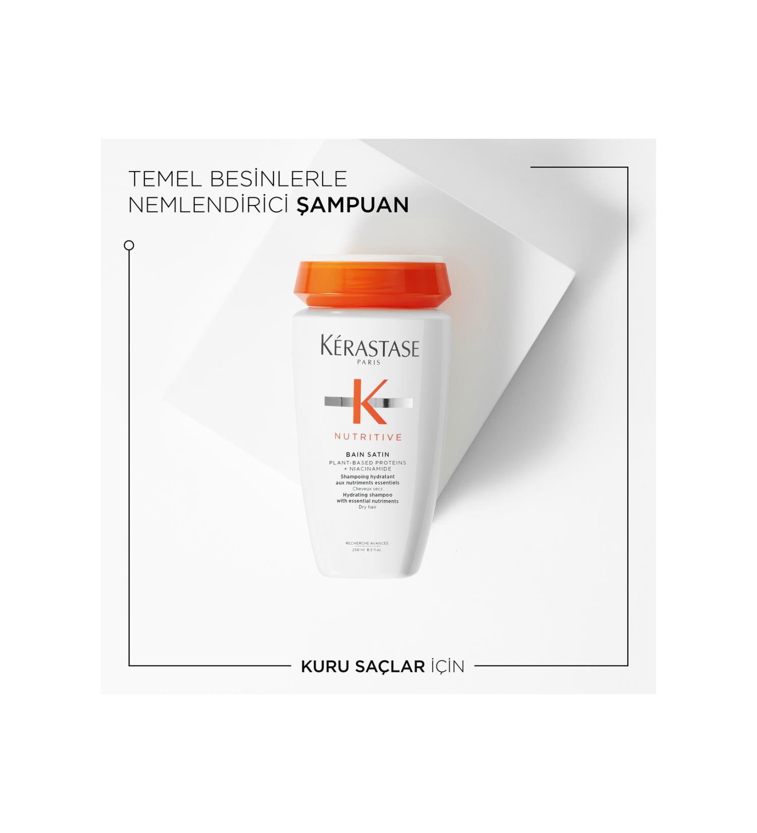 Kerastase /-**Kerastase Bain Satin NutritiveMoisturizing Nourishing Shampoo for Dry Hair250ml/**+*