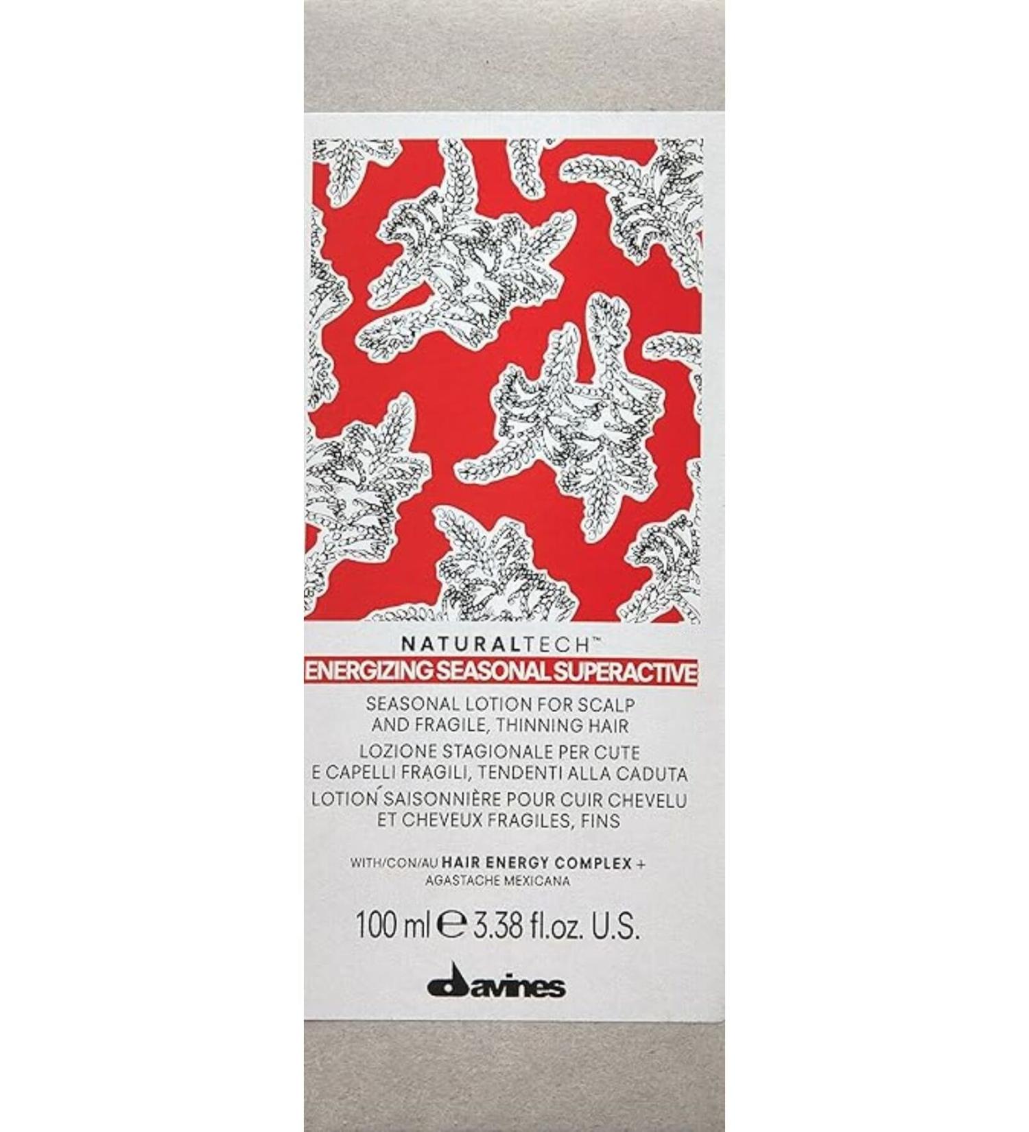 Davines Revitalizing Seasonal Super Active Herbal Hair Loss Reducer 100ML EvaNew75