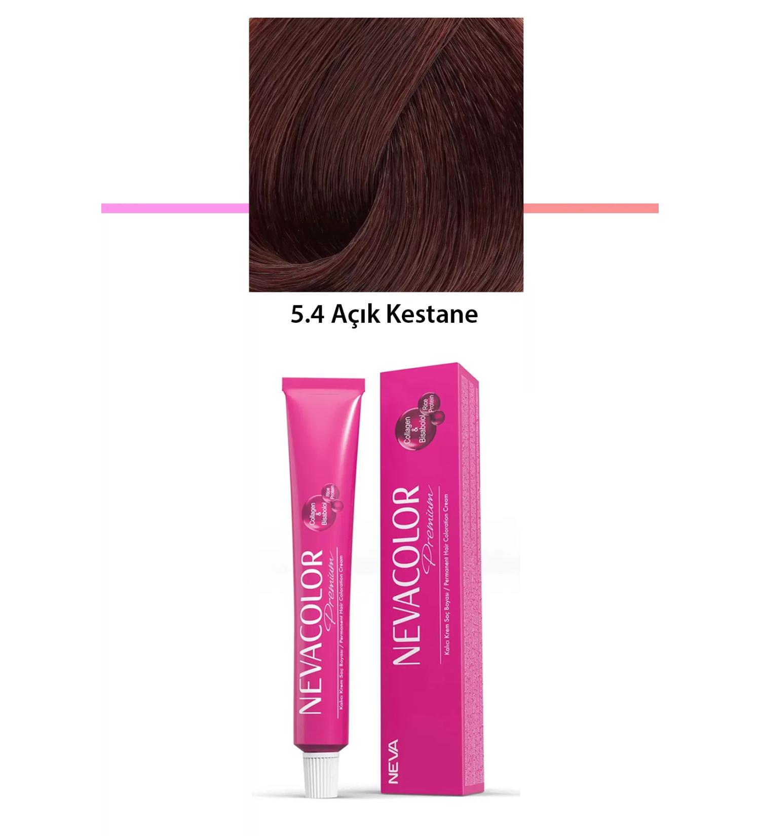 Skygo Premium 4.4 Medium Chestnut - Permanent Cream Hair Dye 50 g Tube