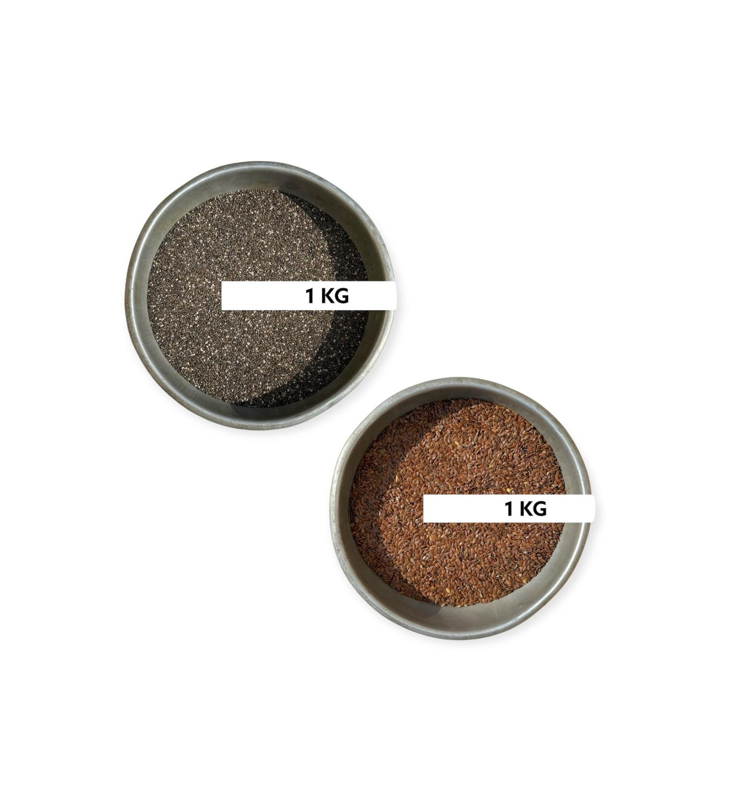 Guests Legumes Diet Set Chia Seed 1 kg Flax Seed 1 kg