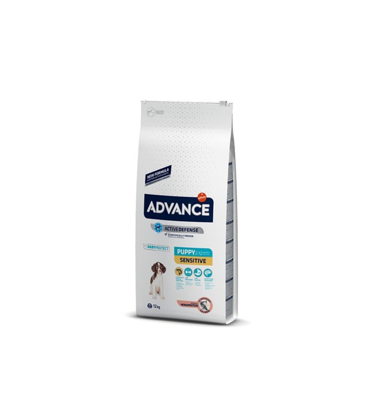 Advance Salmon and Rice Sensitive Puppy Dry Food 12 Kg - Buy Online on GoSupps.com