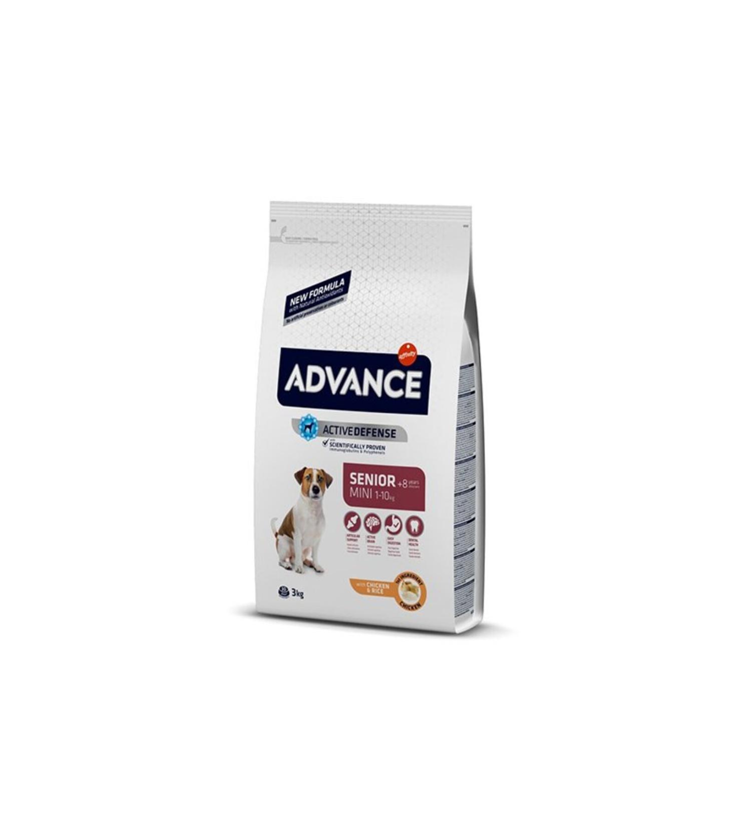 Advance Dog Adult Mini Senior Dog Food 3 Kg - Buy Online on GoSupps.com