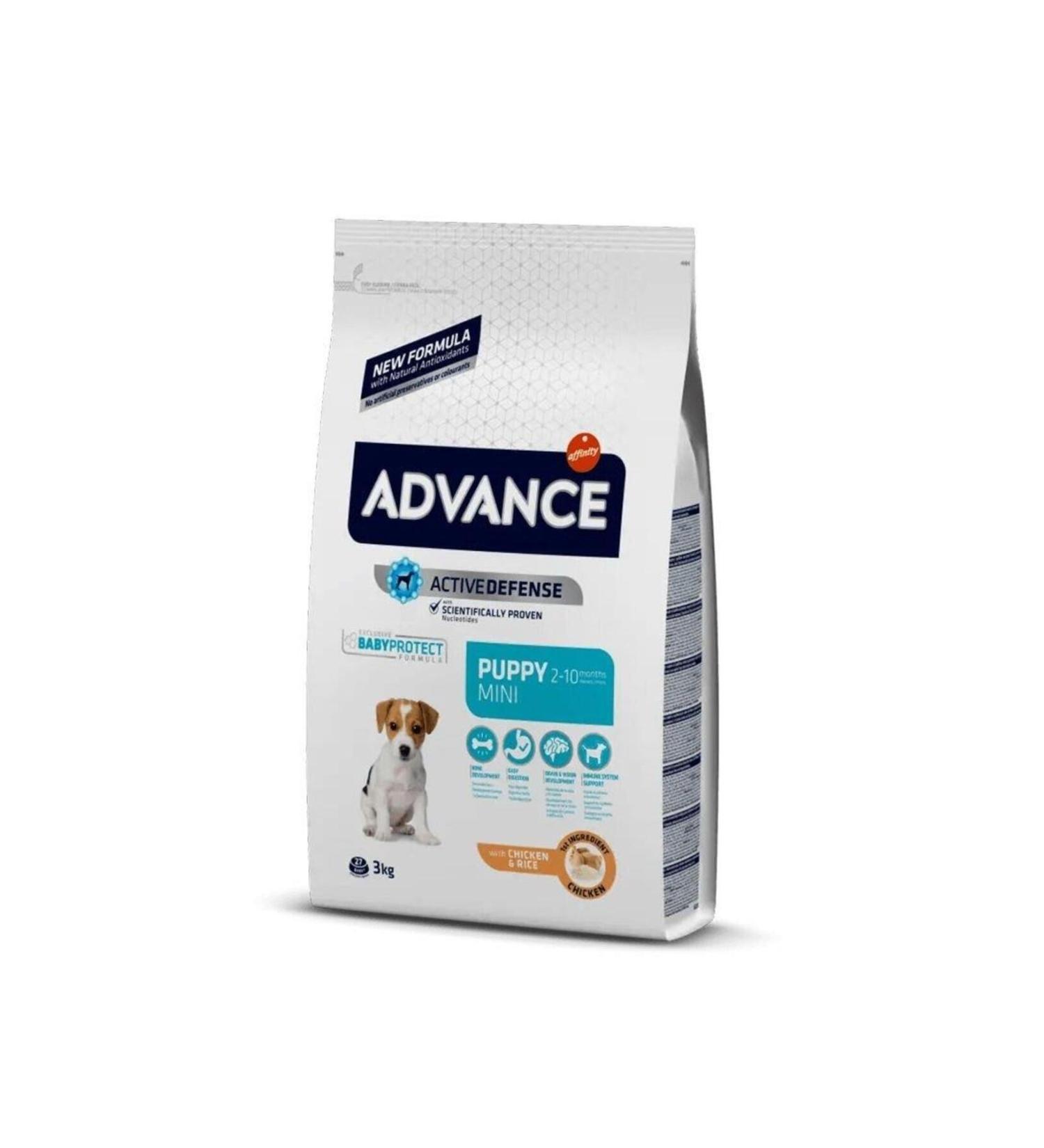 Advance Chicken and Rice Mini Breed Puppy Dry Food 3 Kg - Buy Online on GoSupps.com
