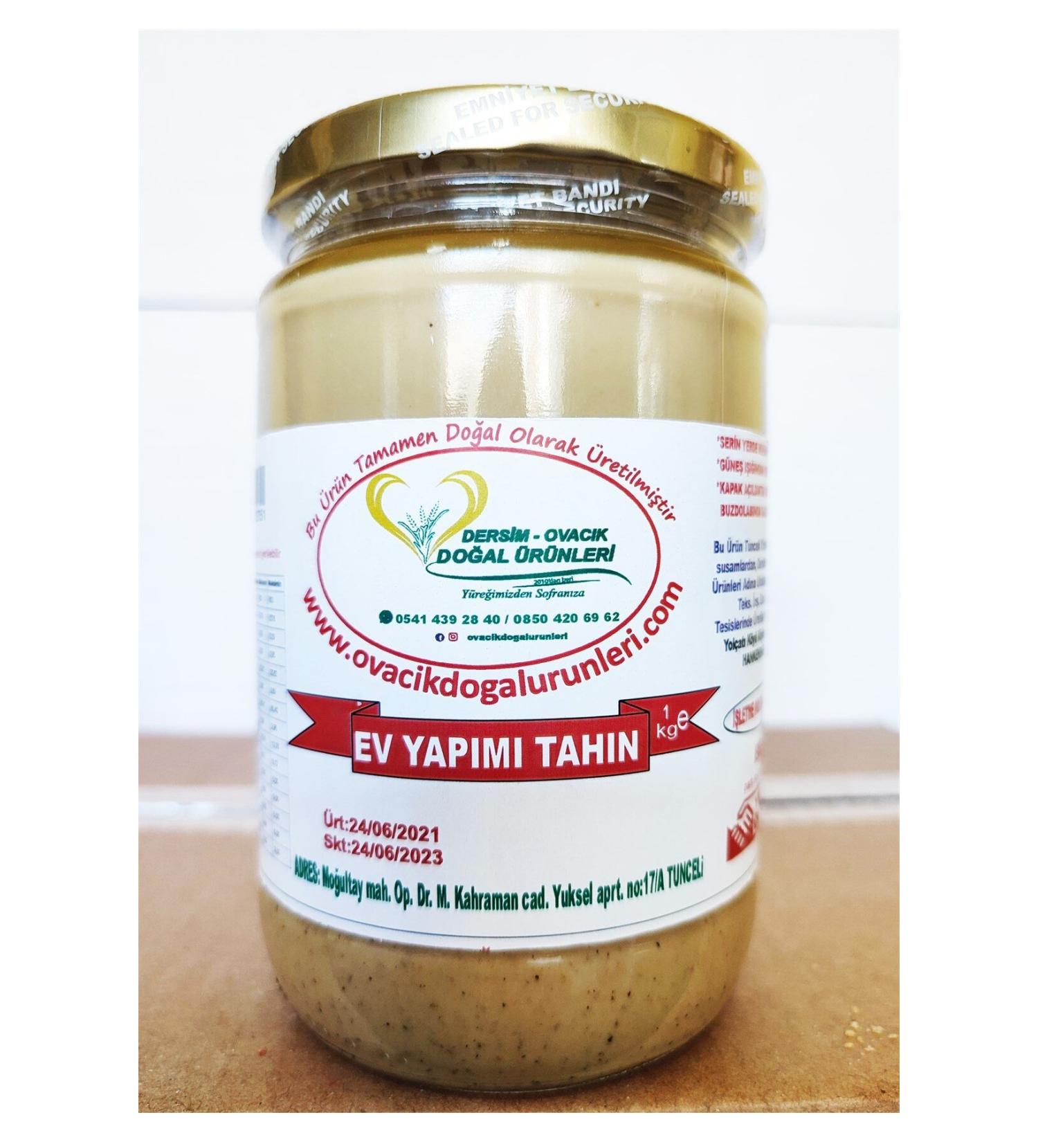 ovac k natural products HOME MADE NATURAL TAHINI (800 GR)