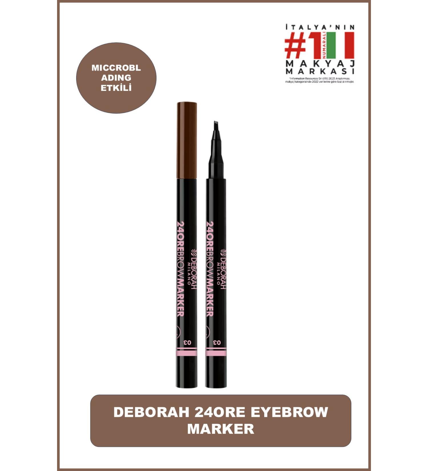 Deborah Milano 24 Ore Eyebrow Marker Eyebrow Pencil No:03