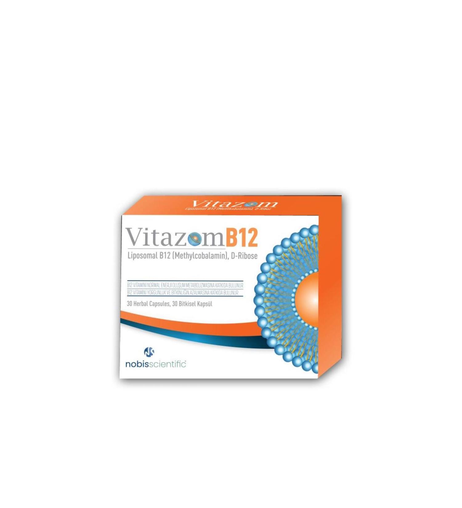 Nobis Scientific Vitasom Liposomal B12 30 Capsules