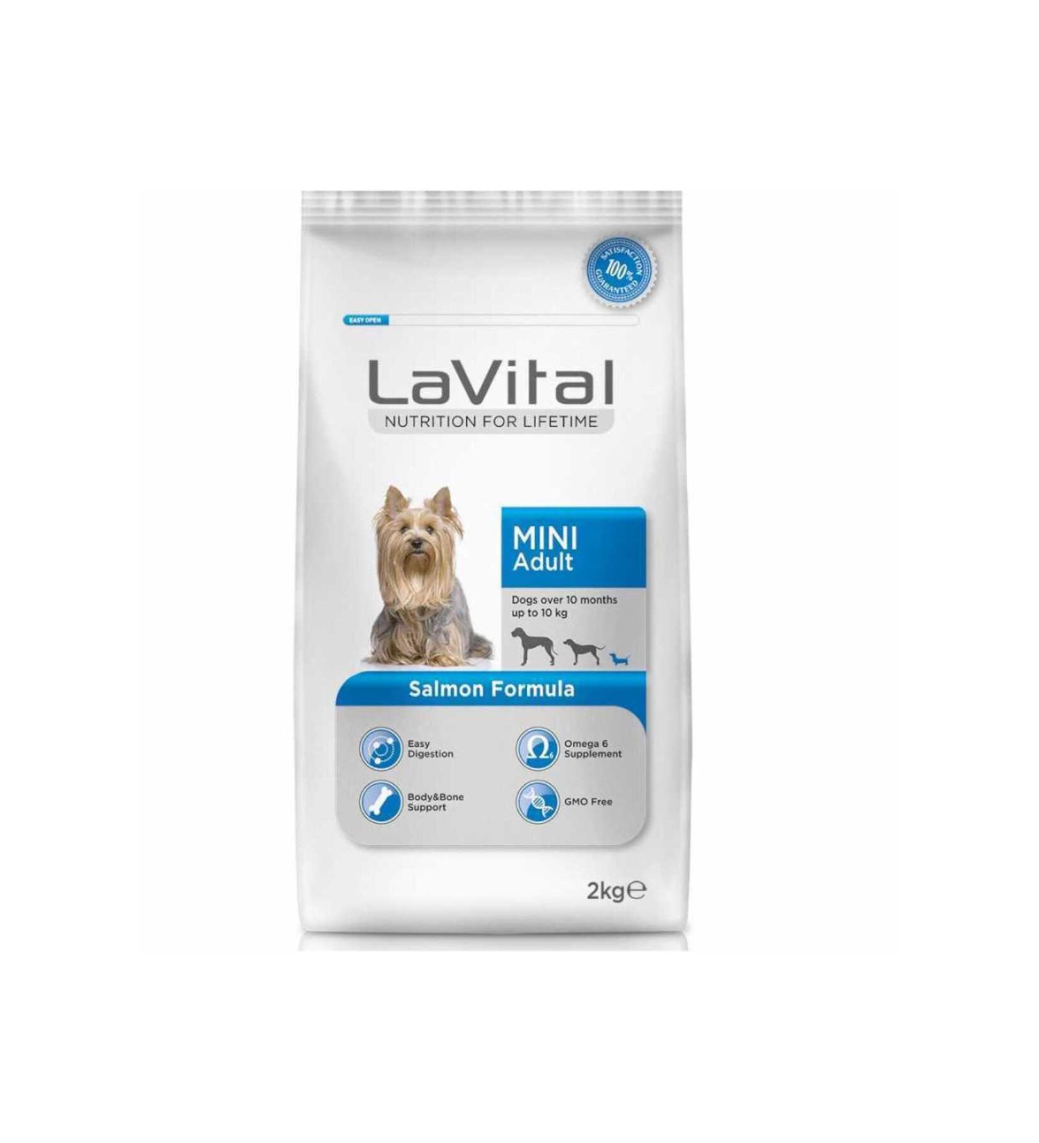 La Vital Dog Adult Mini Small Breed Salmon Fish Adult Dog Food 1.5 Kg