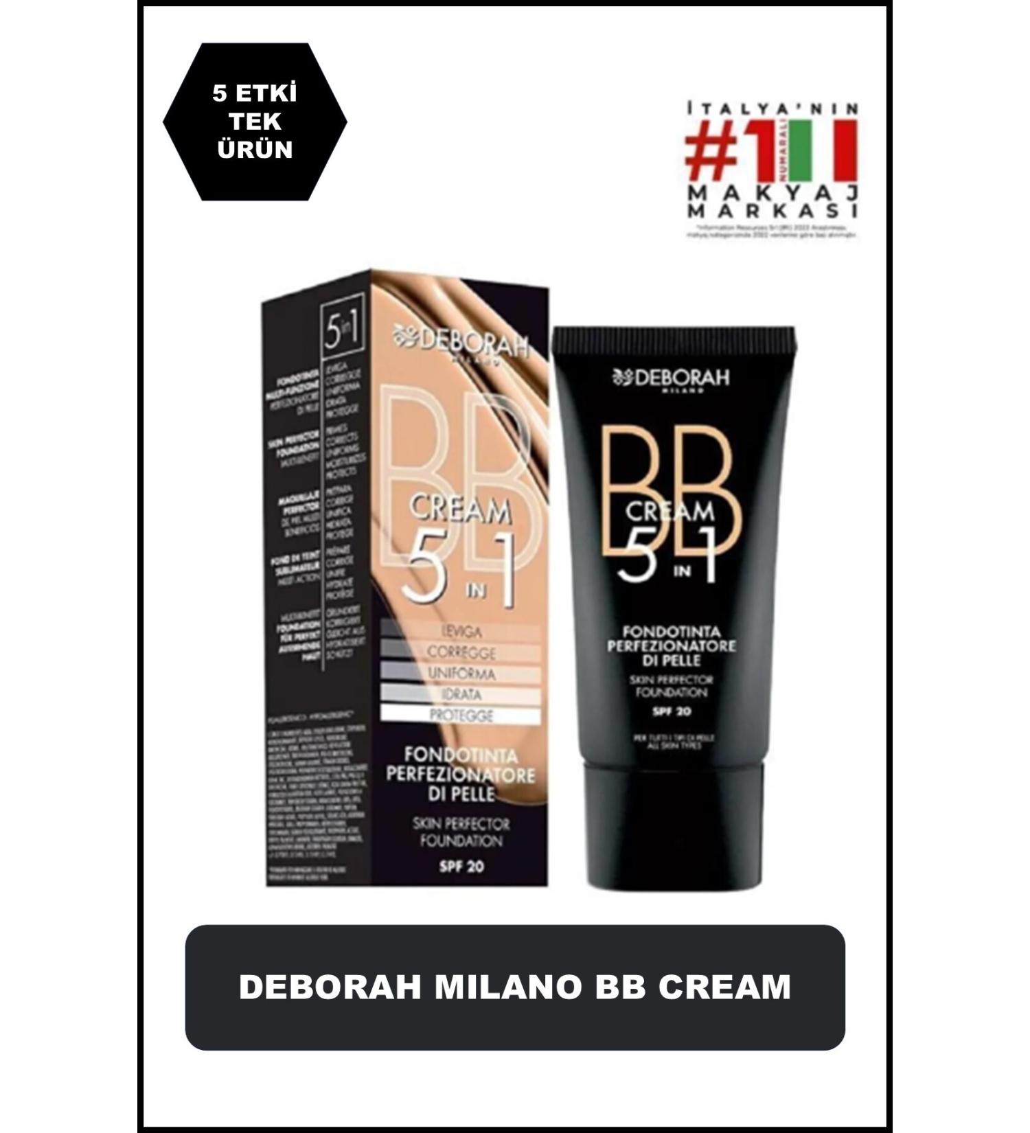 Deborah BB Cream - 5 in 1 BB Cream No: 02 30 ml 8009518135701 - Buy Online on GoSupps.com