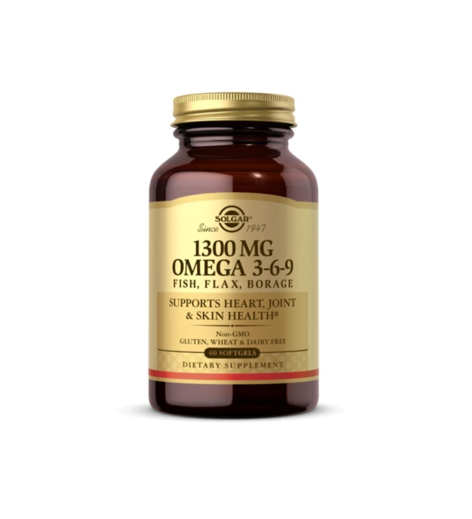 Solgar Omega 3-6-9 Efa 1300 Mg 60 Capsules