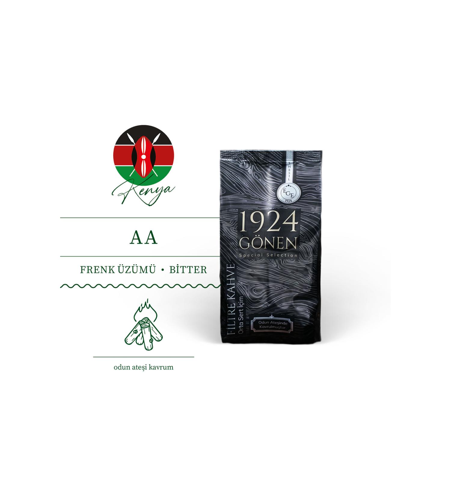 1924G NEN KENYA AA MEDIUM STRONG COFFEE ESPRESSO 1KG.