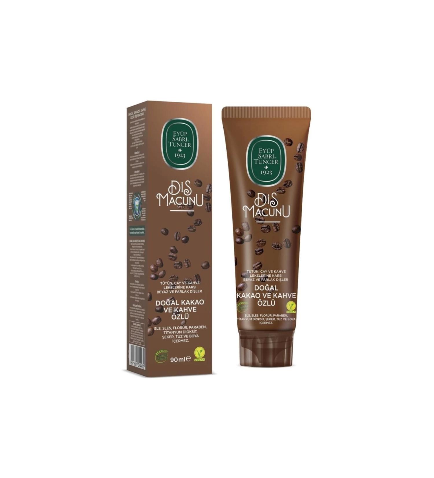 TWOX Ey p Sabri Tuncer Natural Toothpaste 90 gr Cocoa & Coffee Extract