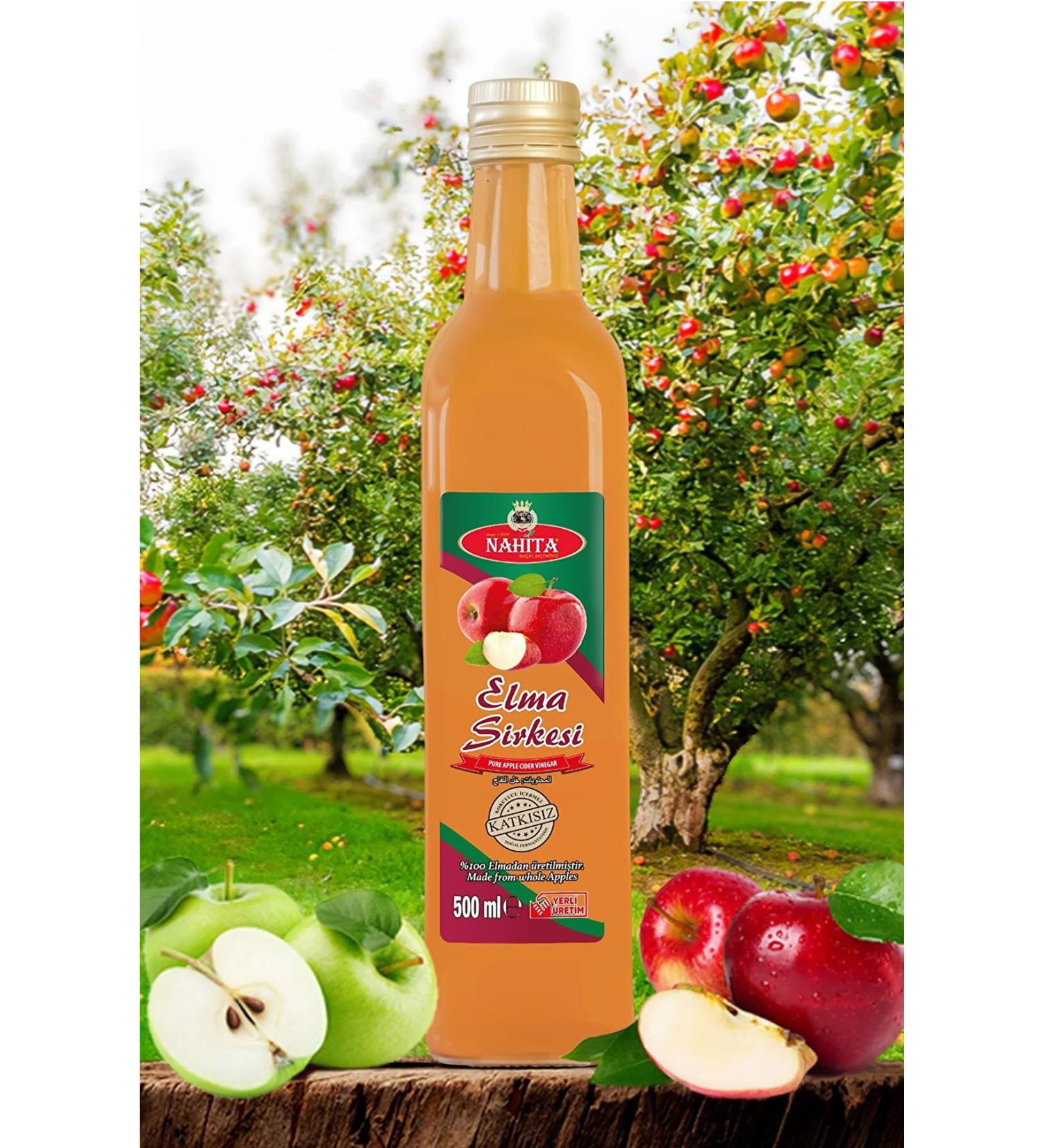 BORES Apple Cider Vinegar 100% natural Additive-Free 500 ml - BRS9615-9126