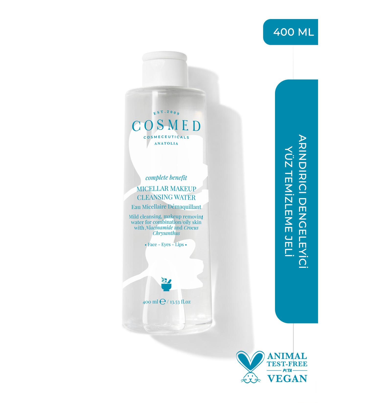 COSMED Micellar Makeup Cleansing Water 400 ml