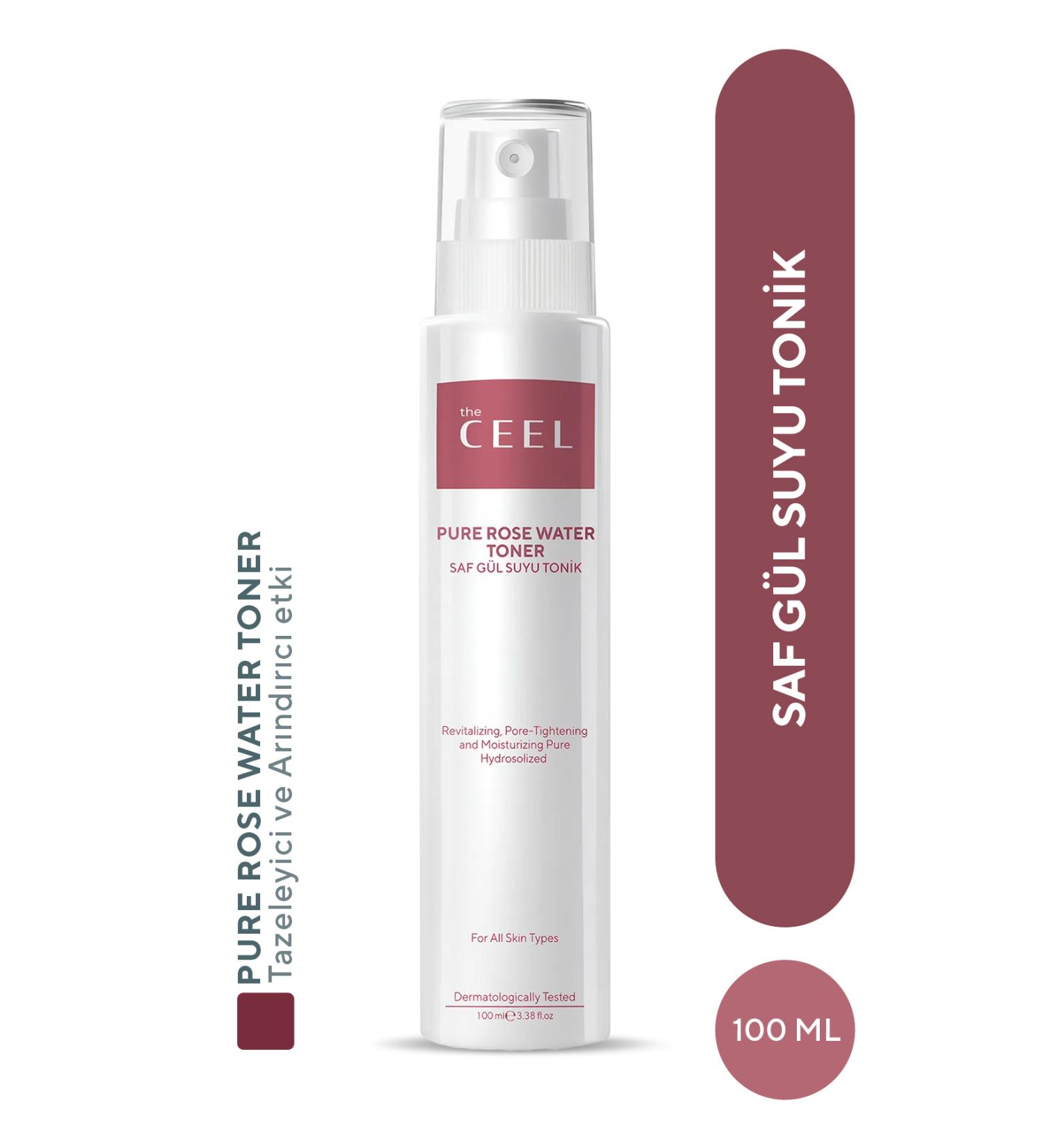 The Ceel Pore Tightening Pure Rose Water Toner Purifying Effect 100 ml - Buy Online on GoSupps.com
