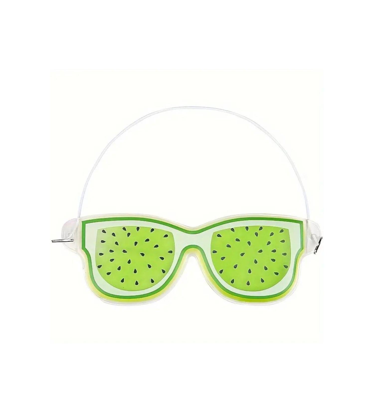 GlassySKY Refreshing Gel Eye Mask for All Skin Types - Kiwi Printed