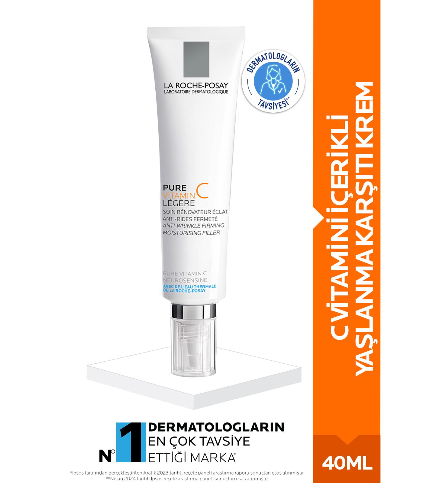 La Roche Posay Redermic Pure C Legere Pnm New Light Formula 40 ml..MIRACLE2609241 - Buy Online on GoSupps.com