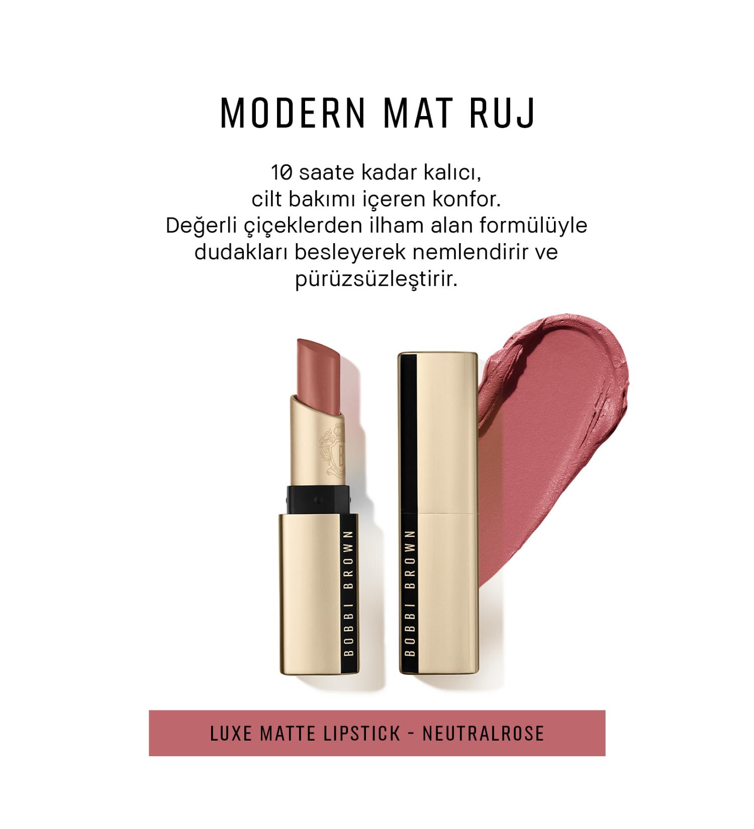 Bobbi Brown 10 Hour Lasting Creamy Luxe Matte Lipstick - Neutral Rose 716170308845 - Buy Online on GoSupps.com
