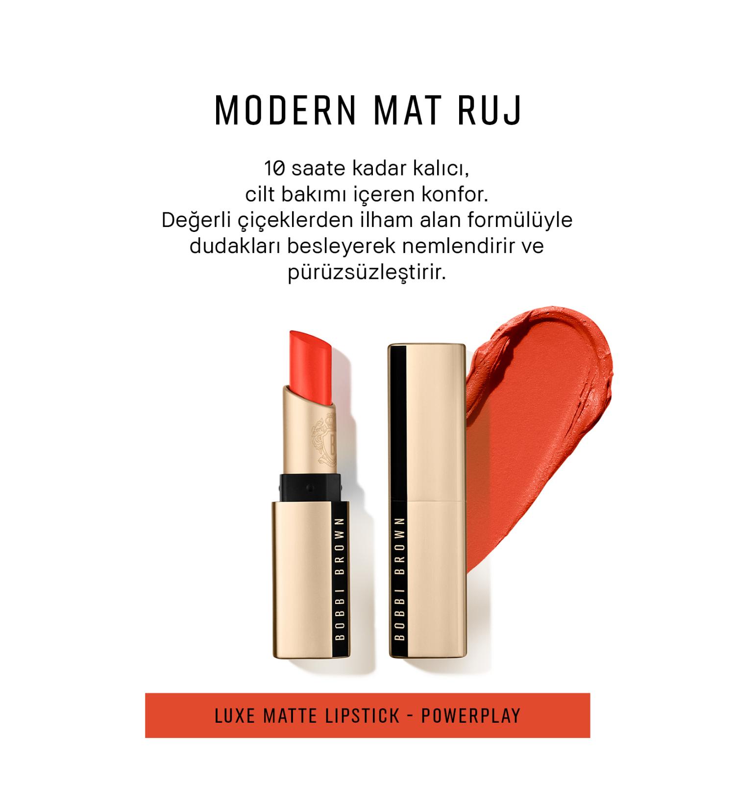 Bobbi Brown 10 Hour Lasting Creamy Luxe Matte Lipstick - Power Play 716170308876 - Buy Online on GoSupps.com