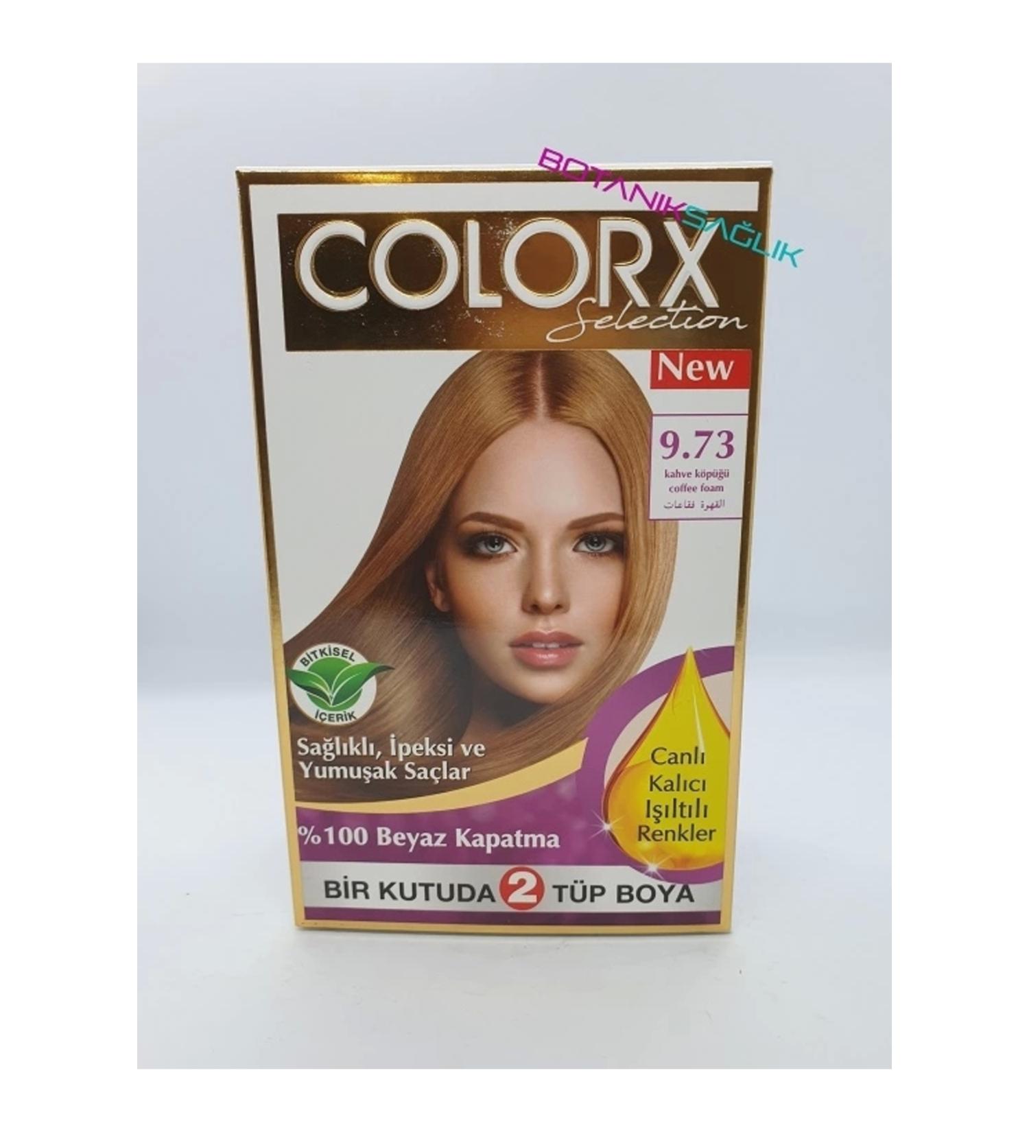 COLORX Hair Dye Set - 9.73 Coffee Foam