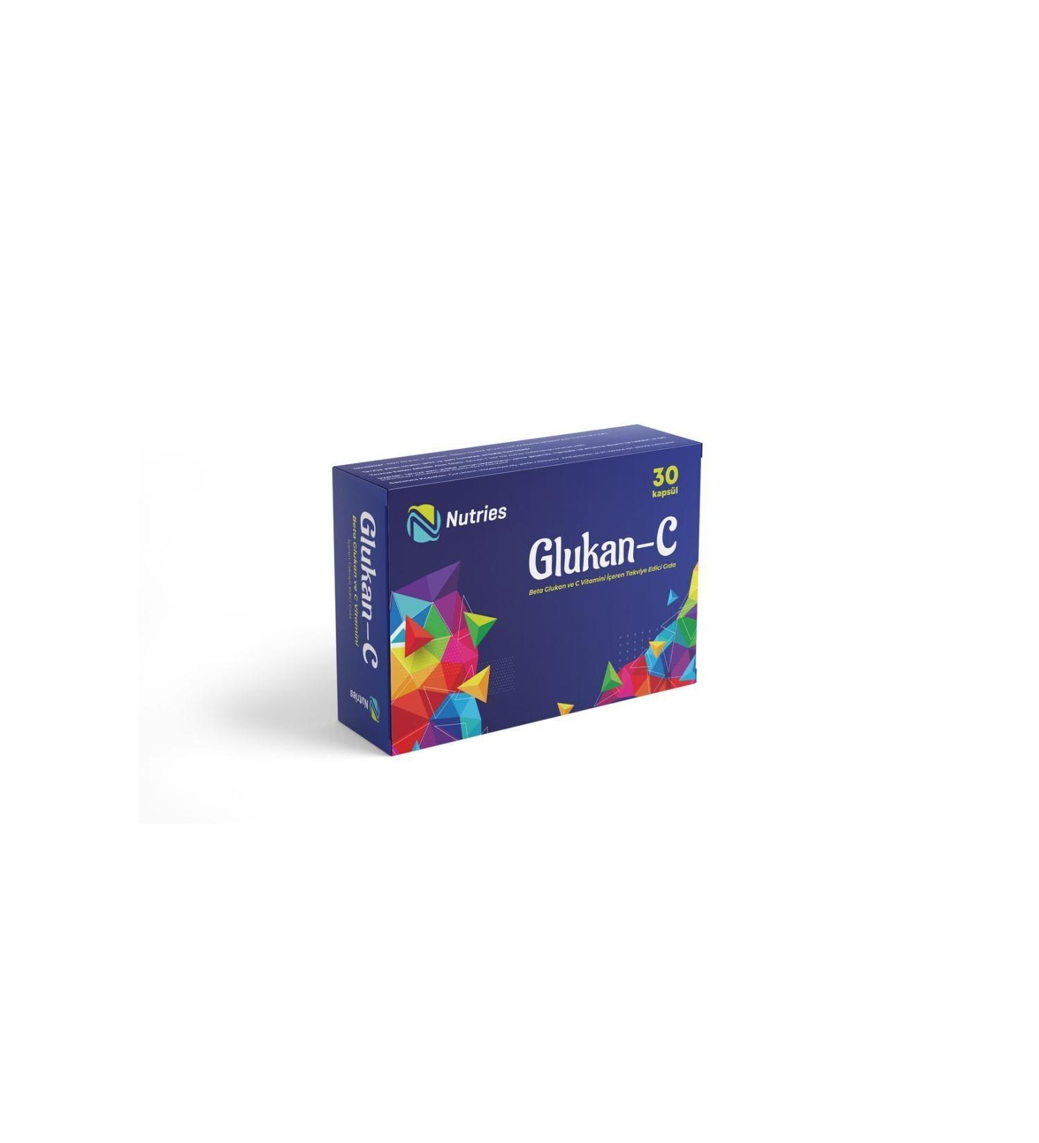 Nutries Glukan-c Vitamin 30 Capsules - Buy Online on GoSupps.com