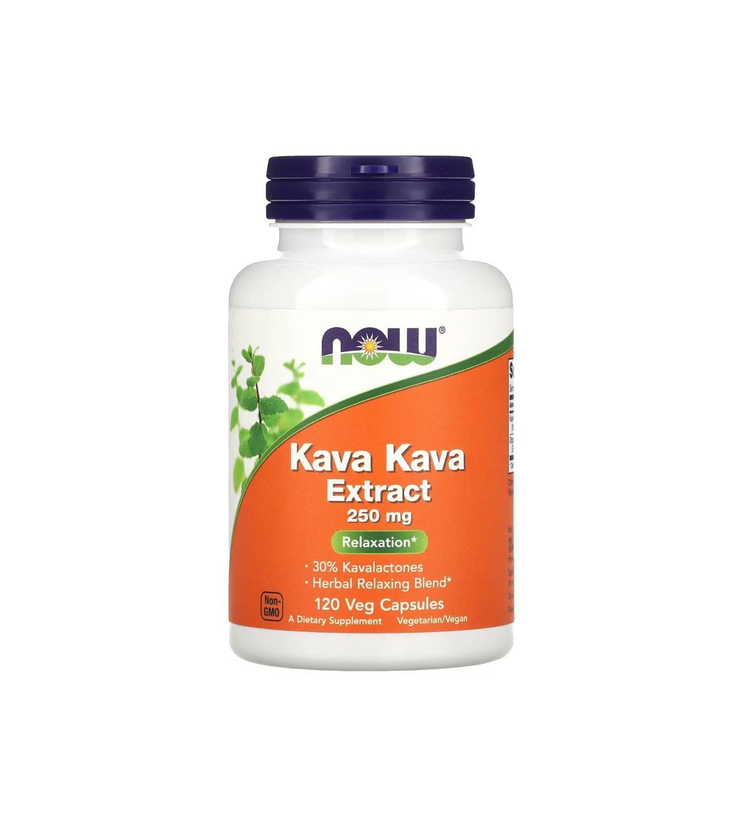 Kava Kava Extract 250 Mg 120 Veg Capsules