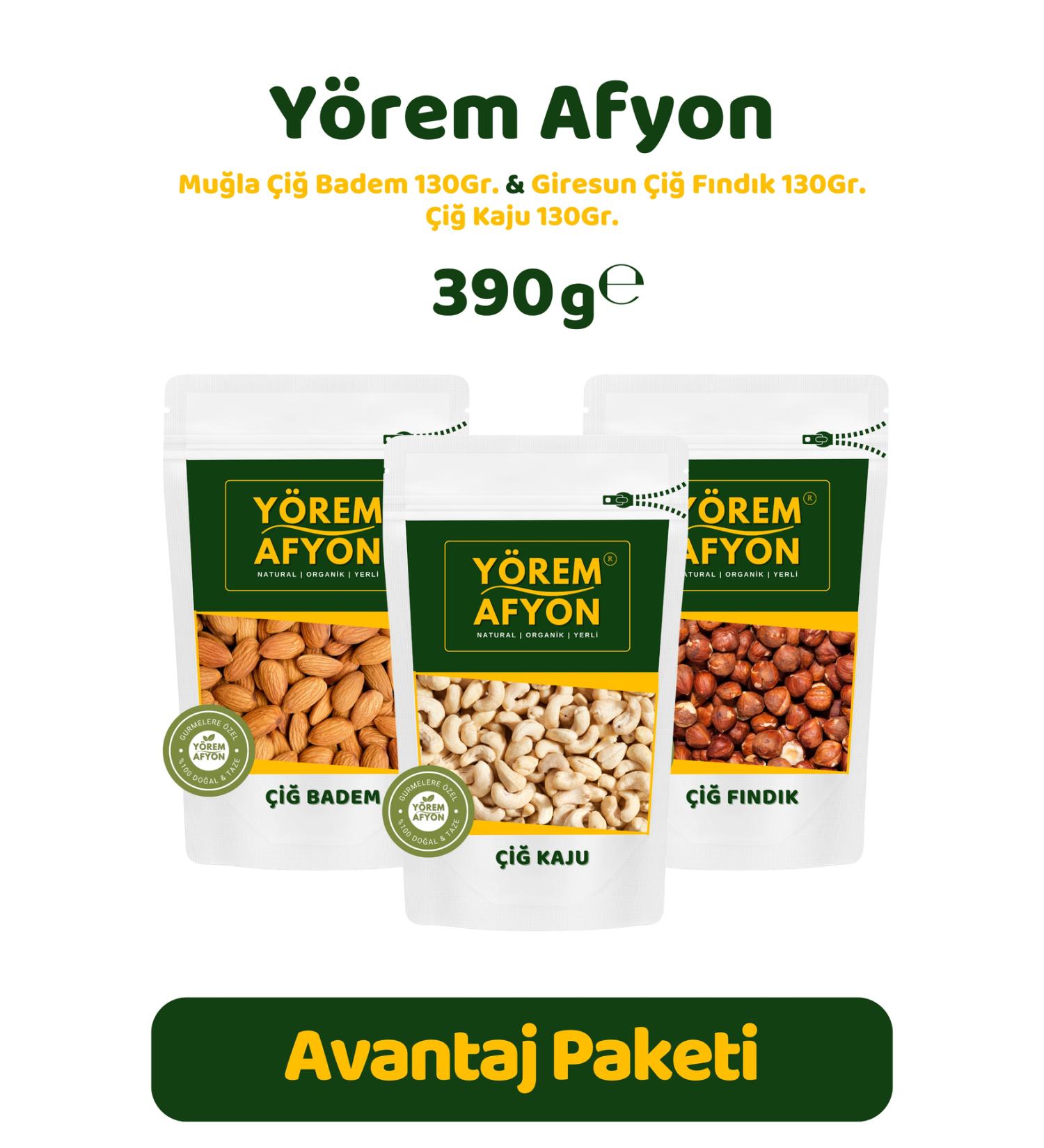 G l ehre Y rem Afyon Region Diet Friendly Unroasted Unsalted Raw Nuts Advantageous Set | 390gr. - Buy Online on GoSupps.com